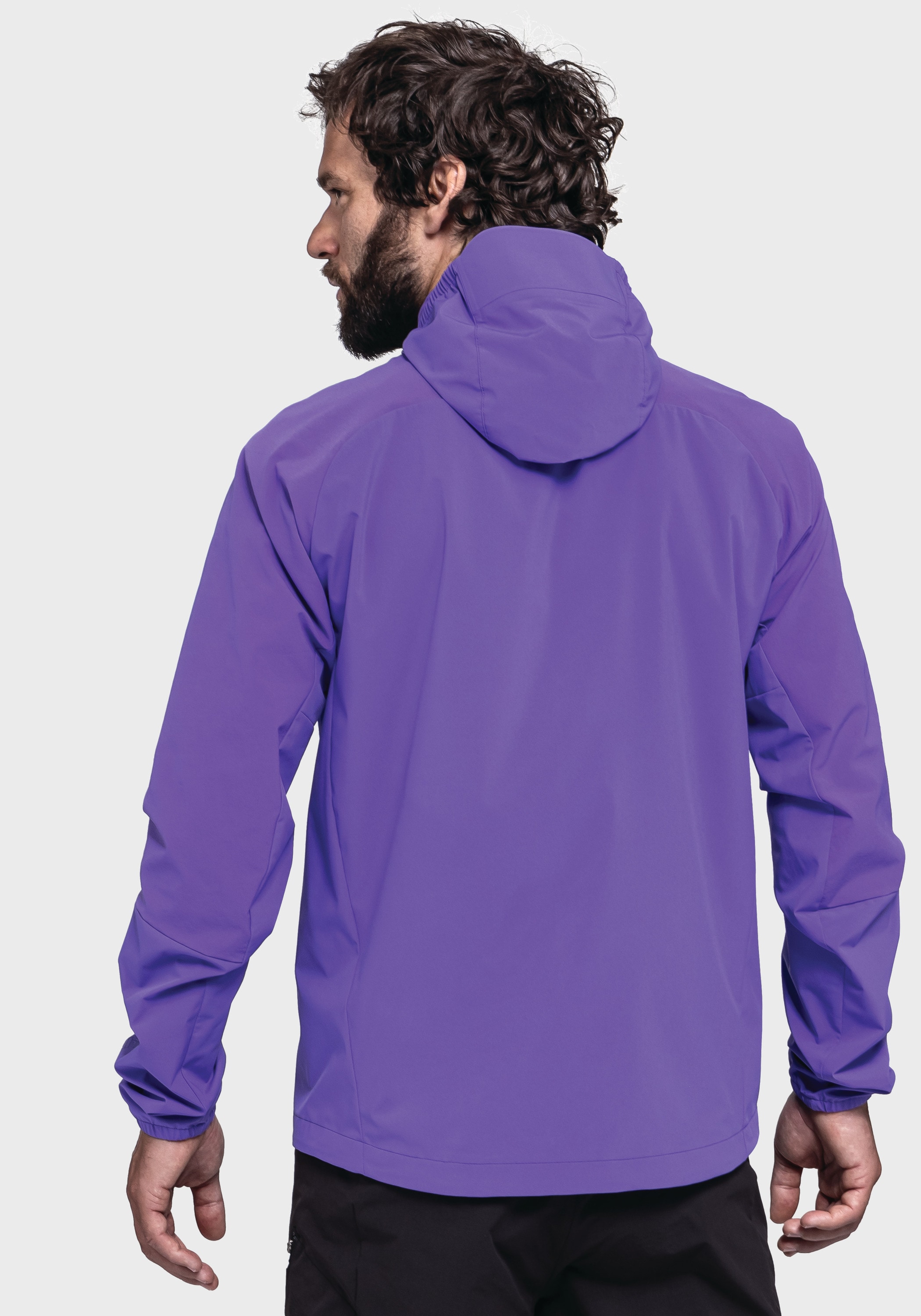 Schöffel Outdoorjacke »Bike Hybrid Jk Style Mamry MNS«, mit Kapuze