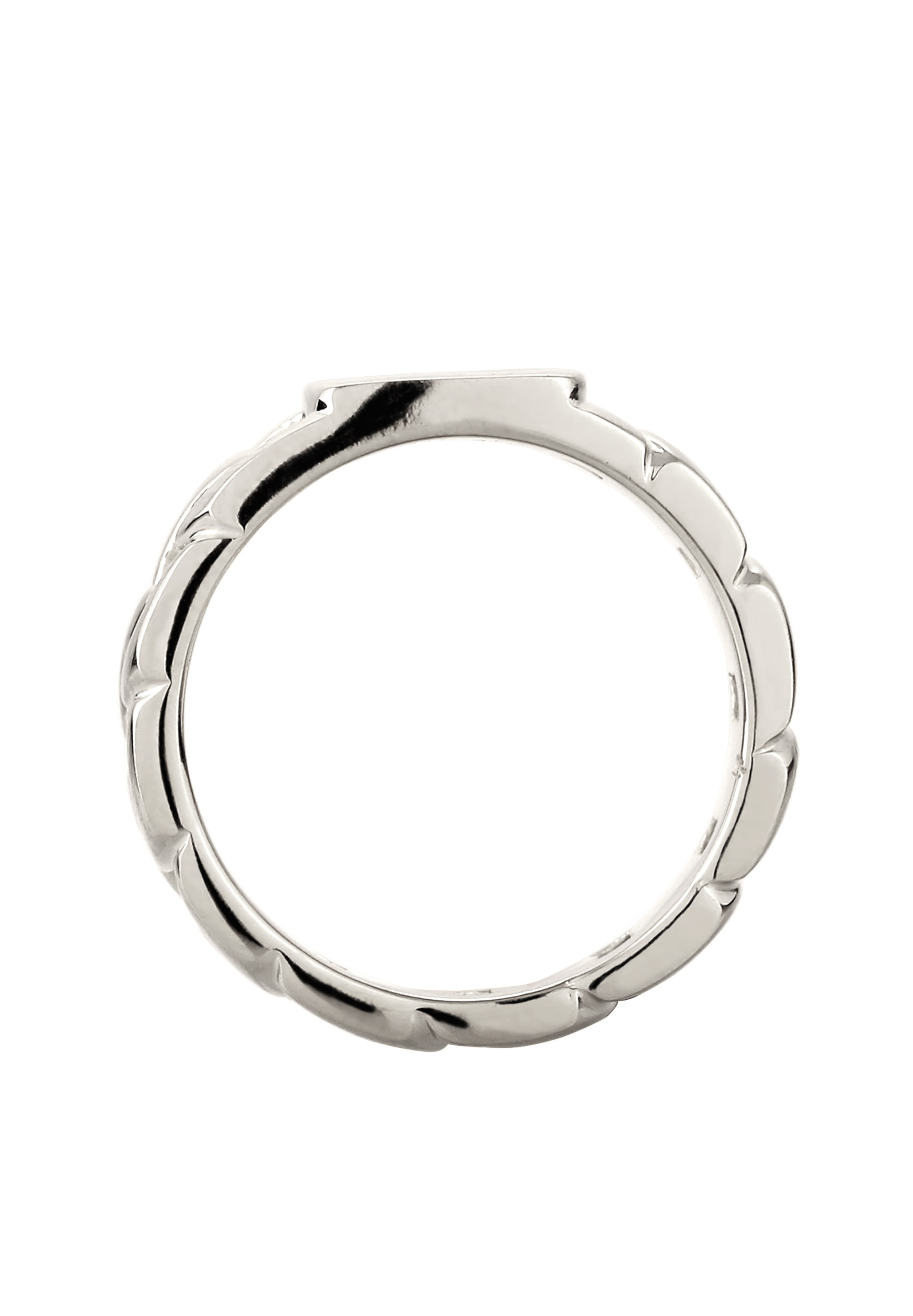 Kuzzoi Silberring »Ring Siegelring Chunky Chain Look 925 Sterling Silber«