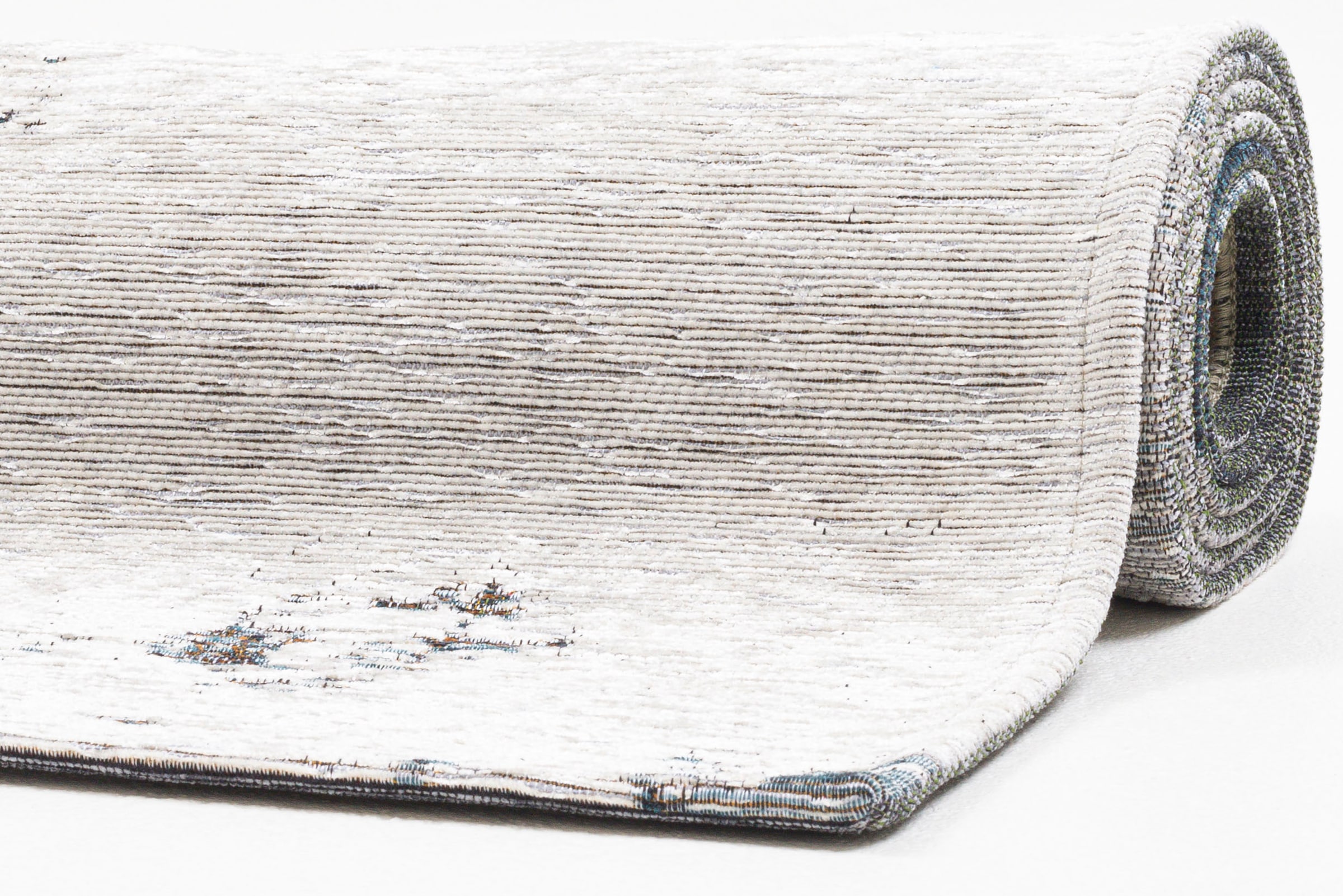 Sansibar Teppich »Keitum Design, gekreuzte modernes Flachgewebe, Motiv 012«, & Säbel rechteckig, Sylt