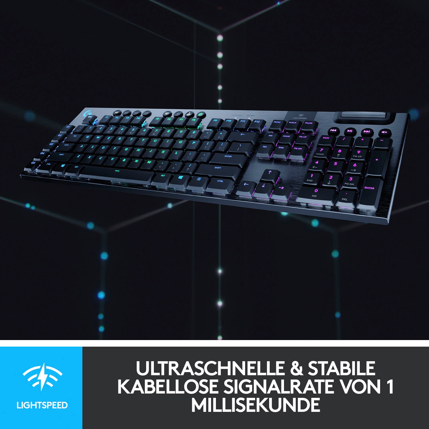 Logitech G Gaming-Tastatur »G915 LIGHTSPEED tactile«