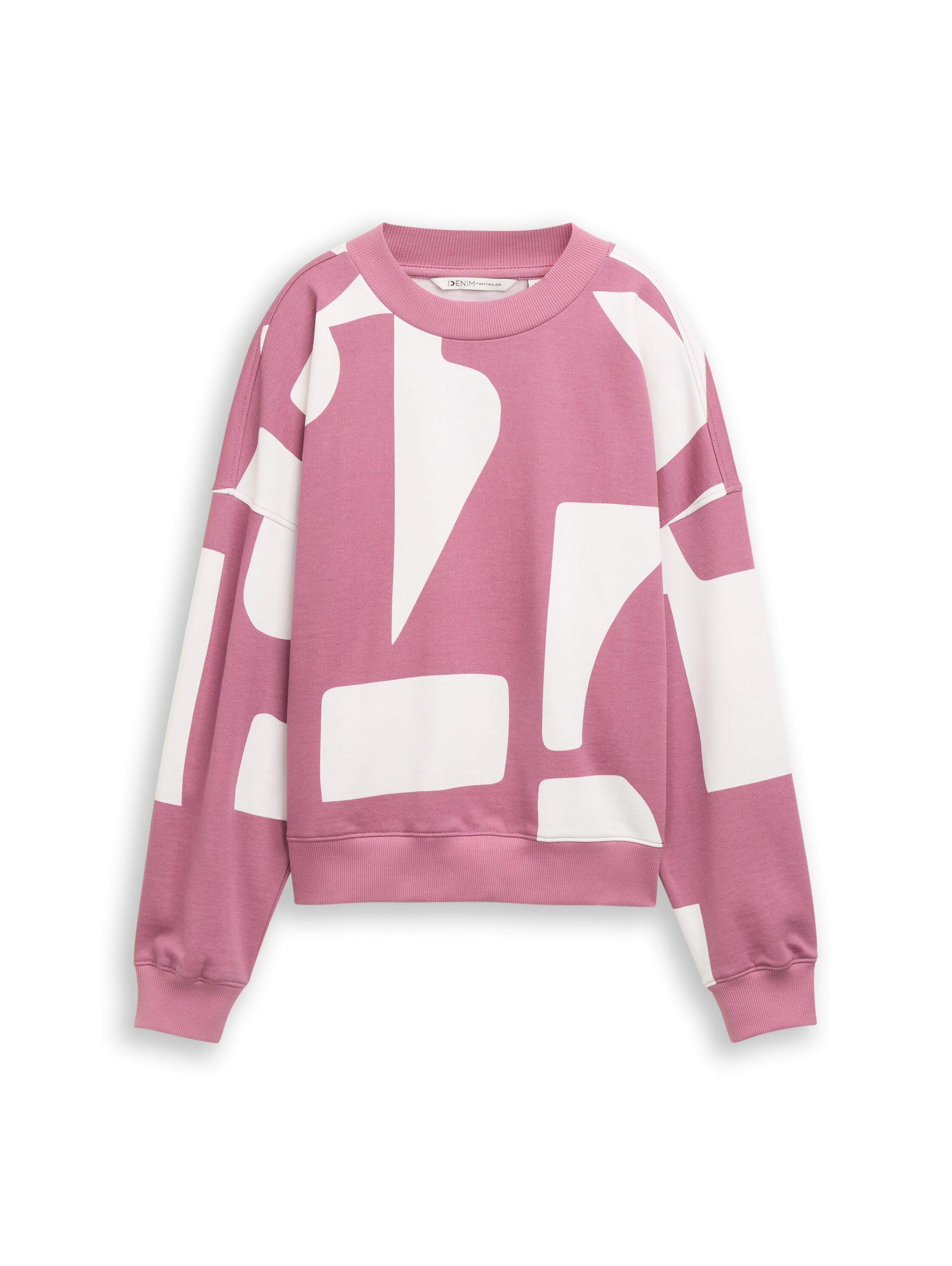 TOM TAILOR Denim Sweatshirt , mit All-Over Print
