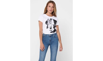 ONLY Kurzarmshirt »ONLMICKEY MINNIE FACE S/S T-SHIRT JRS« bei ♕