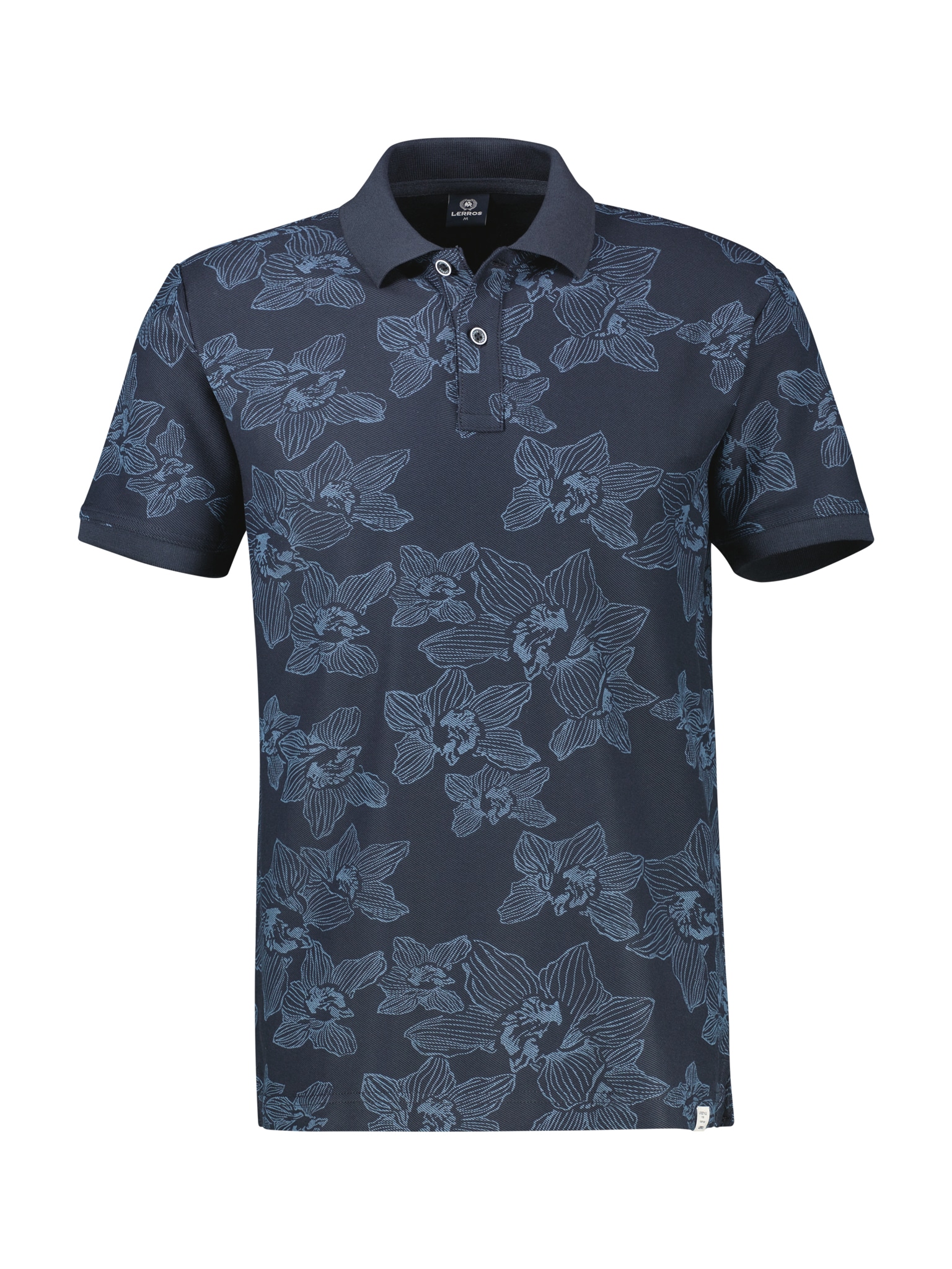 LERROS Poloshirt Sommer-Polo in floraler Optik