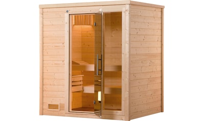 weka Sauna »Bergen«, (Set), 7,5 kW Bio-Ofen mit digitaler Steuerung kaufen