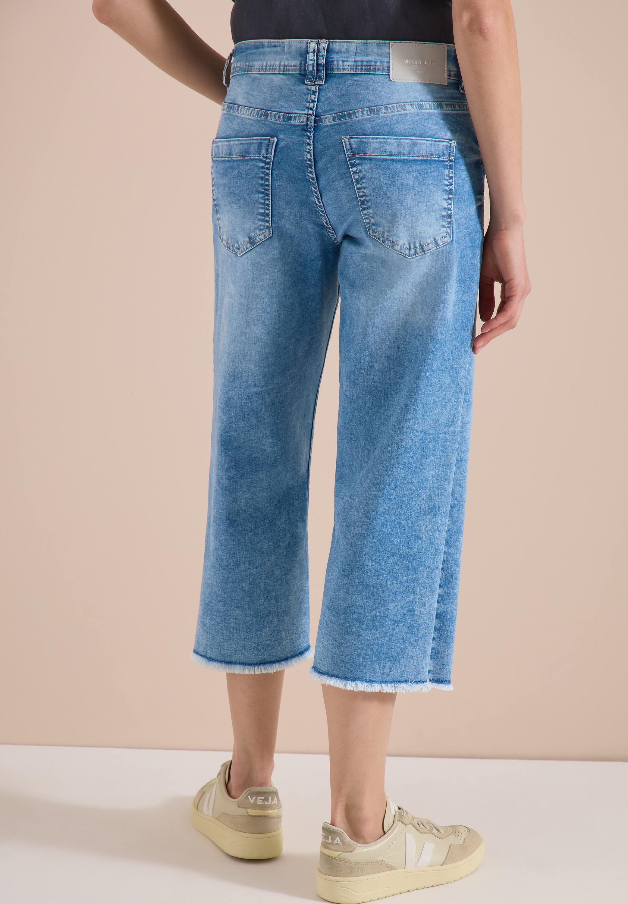 Cecil 3/4-Jeans »Style Neele« Loose Fit mit hoher Leibhöhe und weiter Beinform