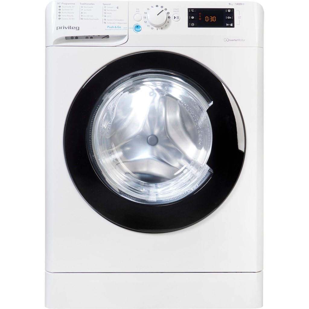 Privileg Waschmaschine »PWF X 953 A«, PWF X 953 A, 9 kg, 1400 U/min