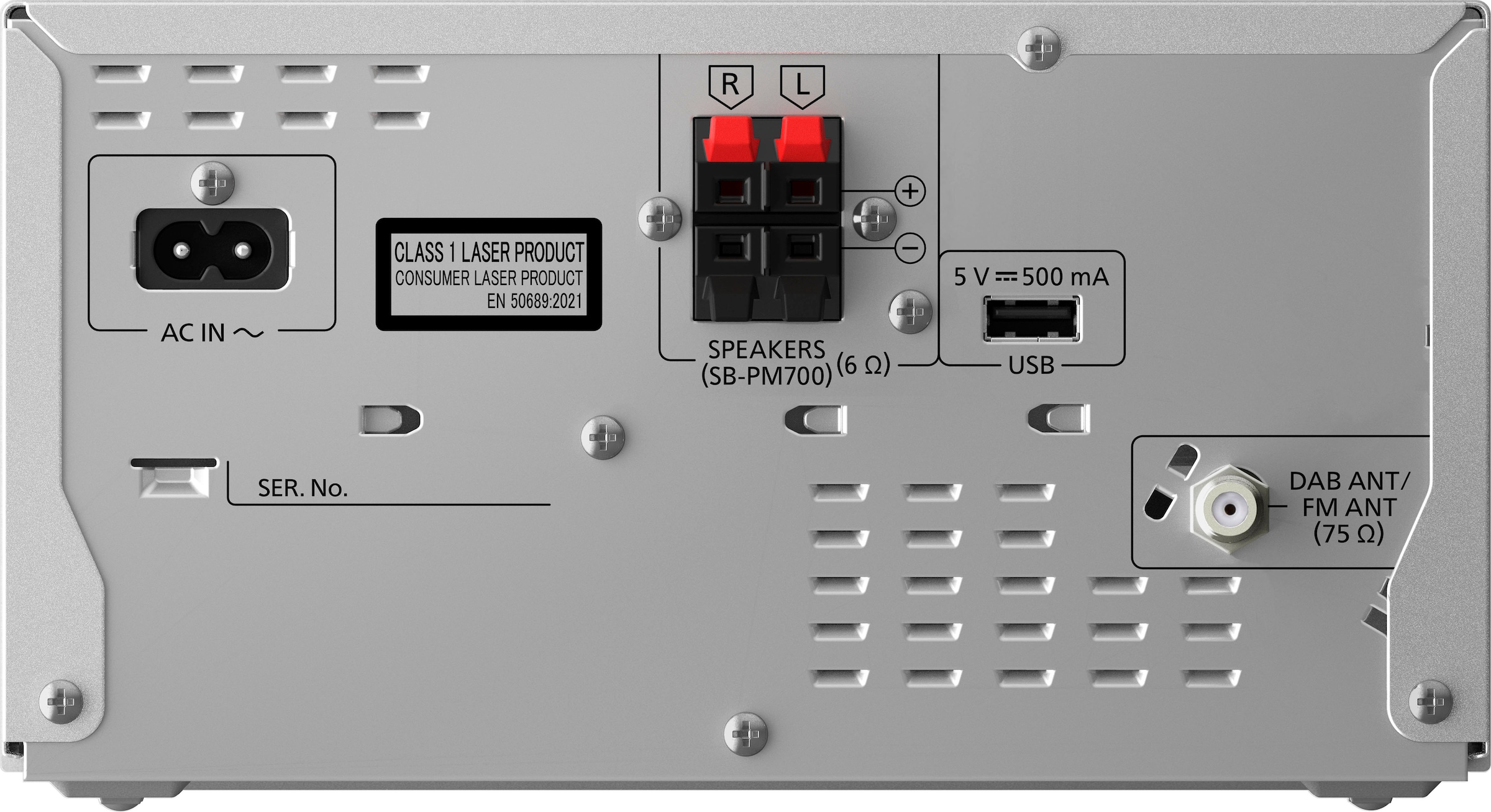 Panasonic Stereoanlage »SC-DM504«, (Bluetooth UKW RDS-Digitalradio UNIVERSAL 40 40W, System | XXL Micro 3 CD, Jahre mit HiFi Bluetooth, W), (DAB+) DAB+ mit Garantie ➥