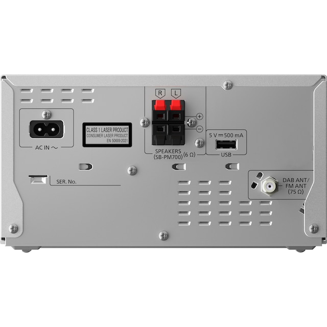 Panasonic Stereoanlage »SC-DM504«, (Bluetooth UKW mit RDS-Digitalradio  (DAB+) 40 W), HiFi Micro System mit 40W, CD, Bluetooth, DAB+ ➥ 3 Jahre XXL  Garantie | UNIVERSAL