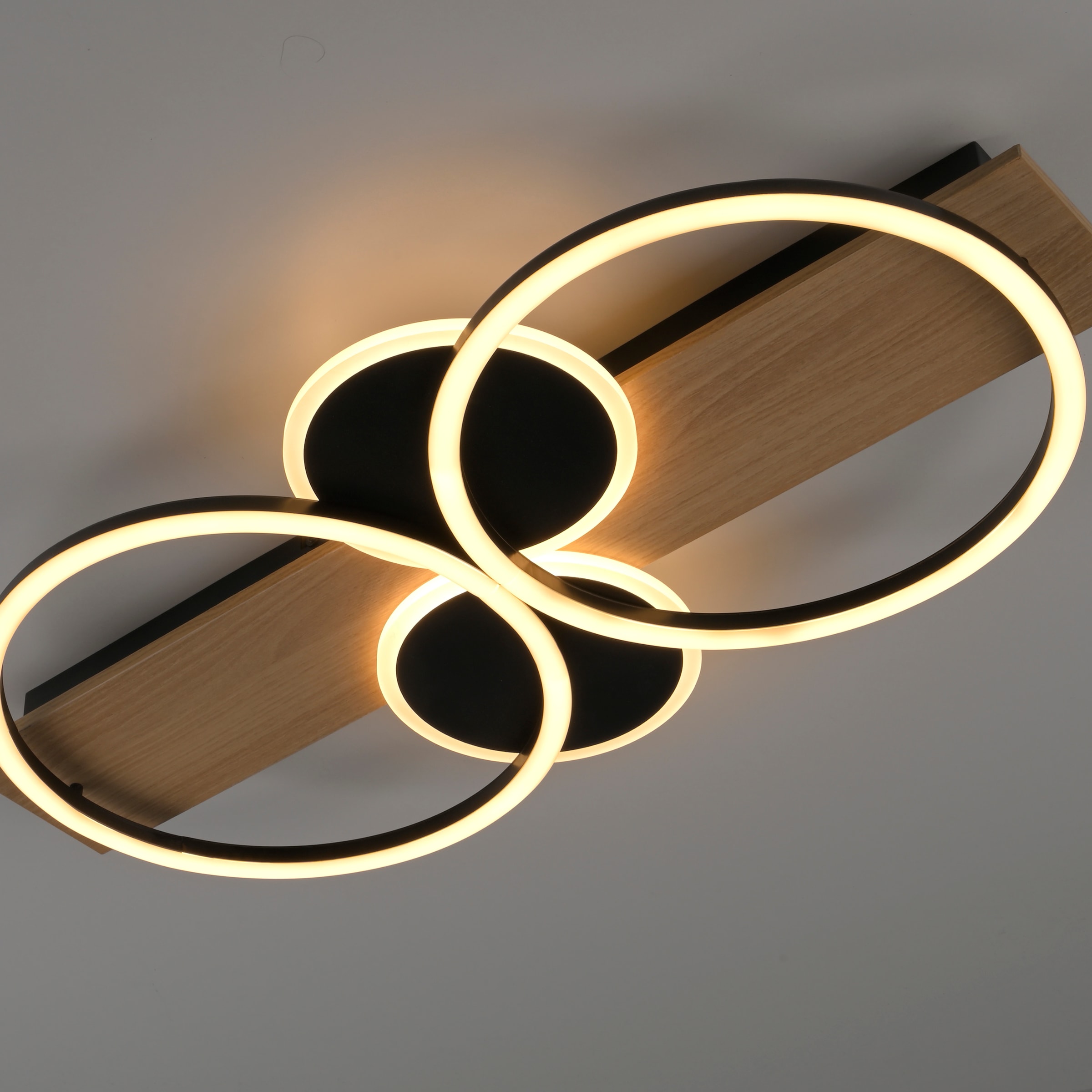 JUST LIGHT Deckenleuchte »TROOPER«, 2 flammig, Leuchtmittel LED-Board | LED fest integriert, LED, separat steuerbar (Schalter)