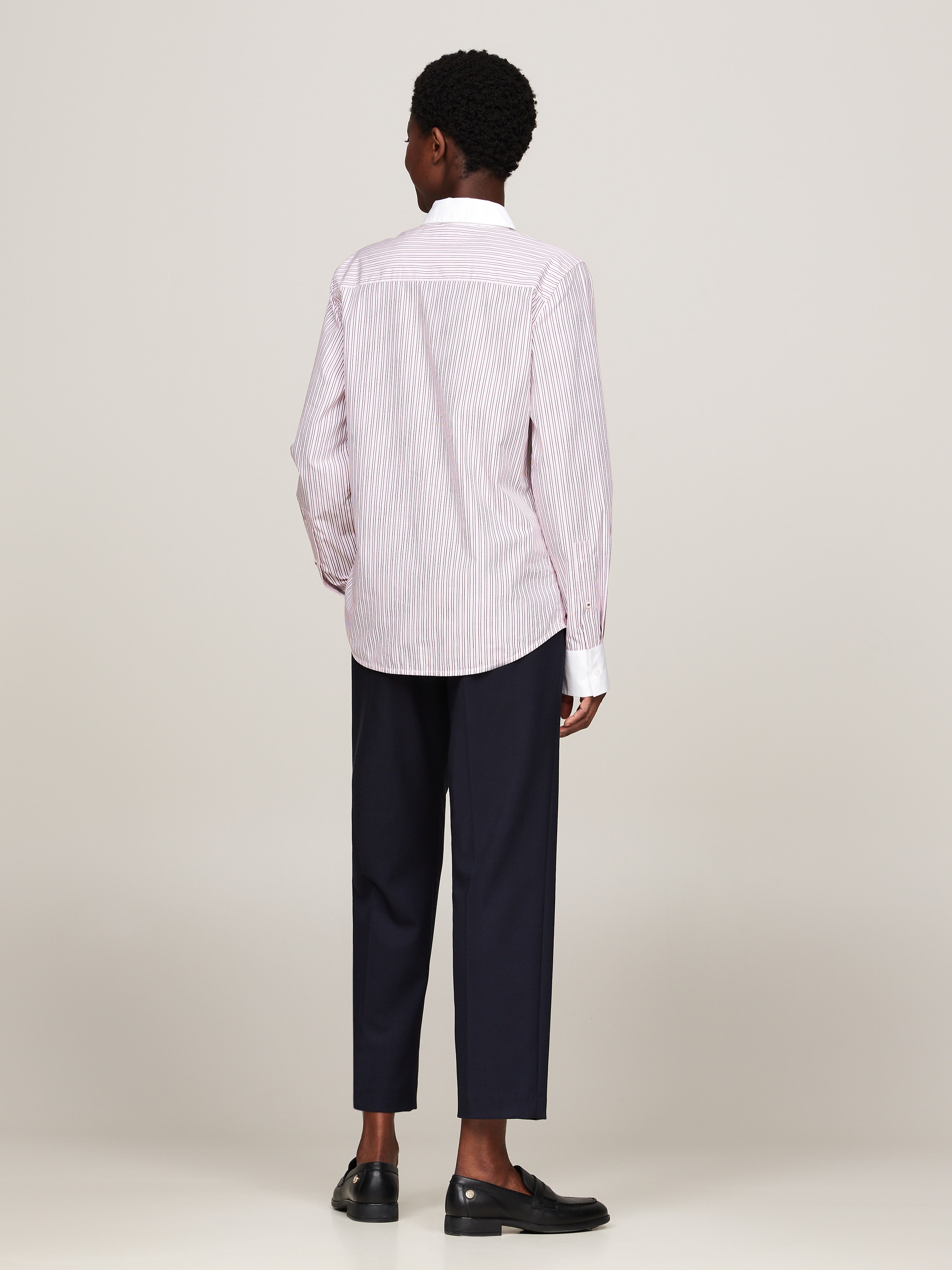 Tommy Hilfiger Hemdbluse »STRIPE REGULAR SHIRT«, mit Streifendessin