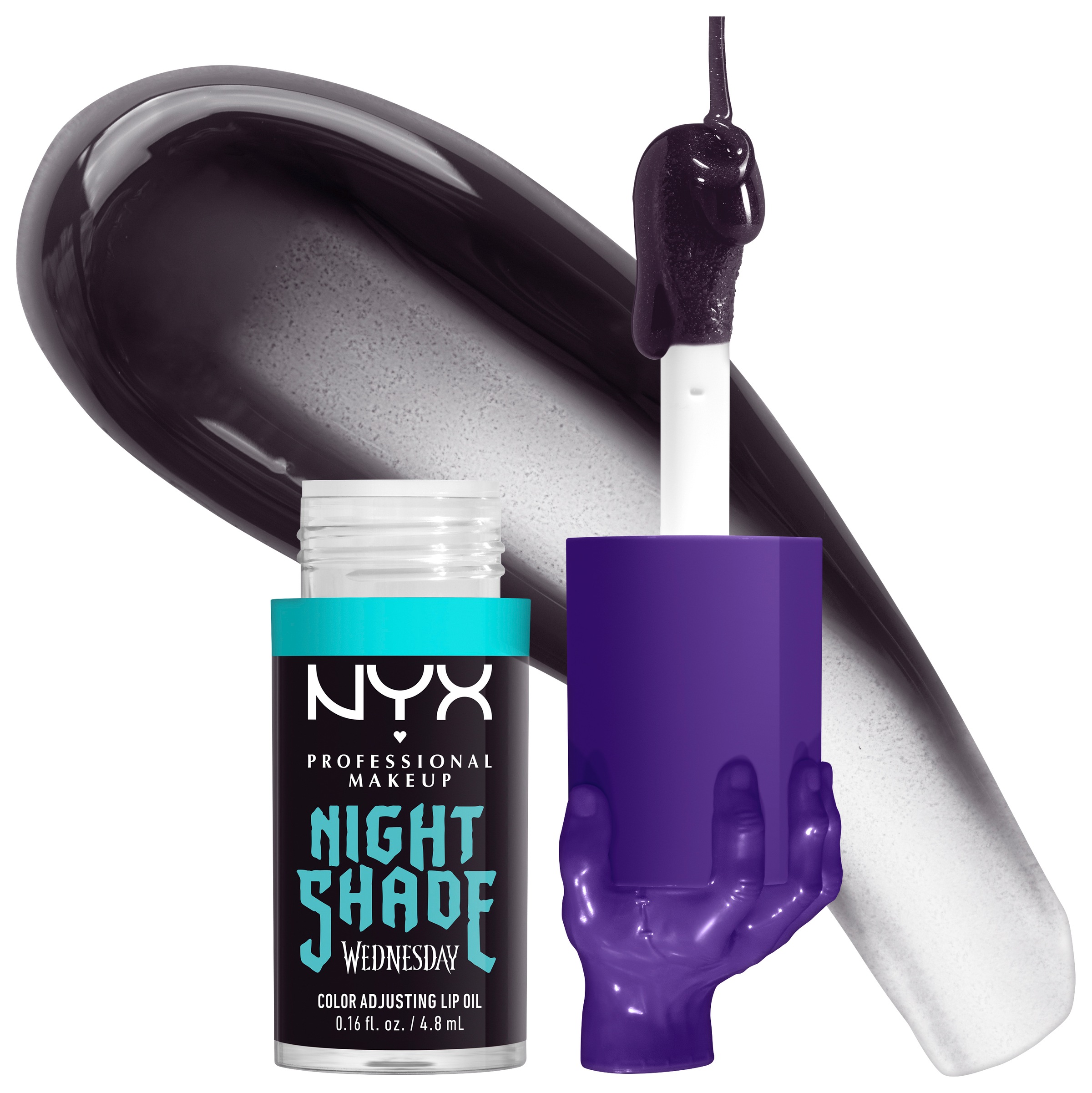 NYX PROFESSIONAL MAKEUP Lipgloss »WEDNESDAY MYSTERY LIP OIL« besonders glänzendes Finish, schimmernde Textur