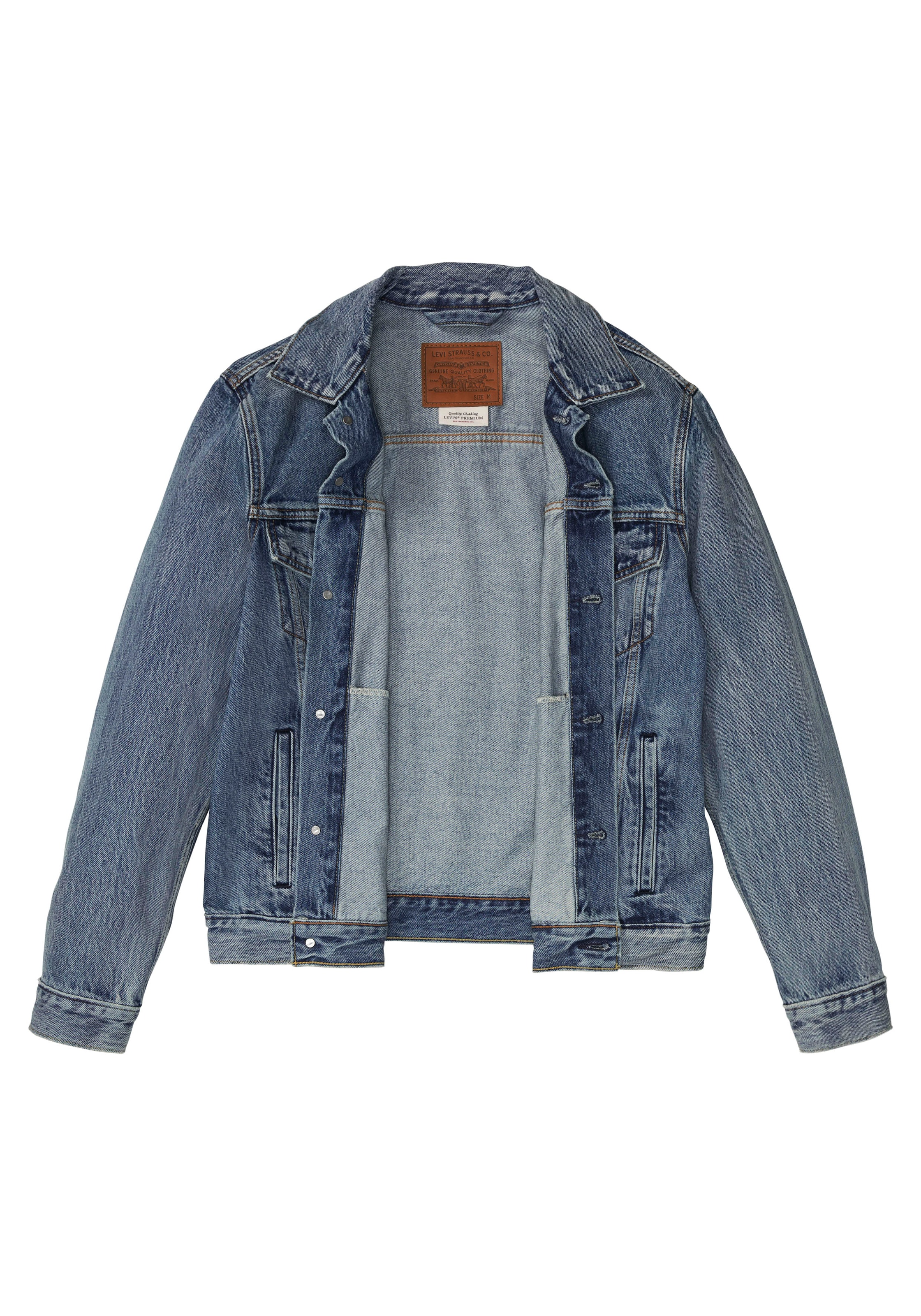 Levi's® Jeansjacke »VINTAGE FIT TRUCKER JKT«, ohne Kapuze, mit Knopfleiste