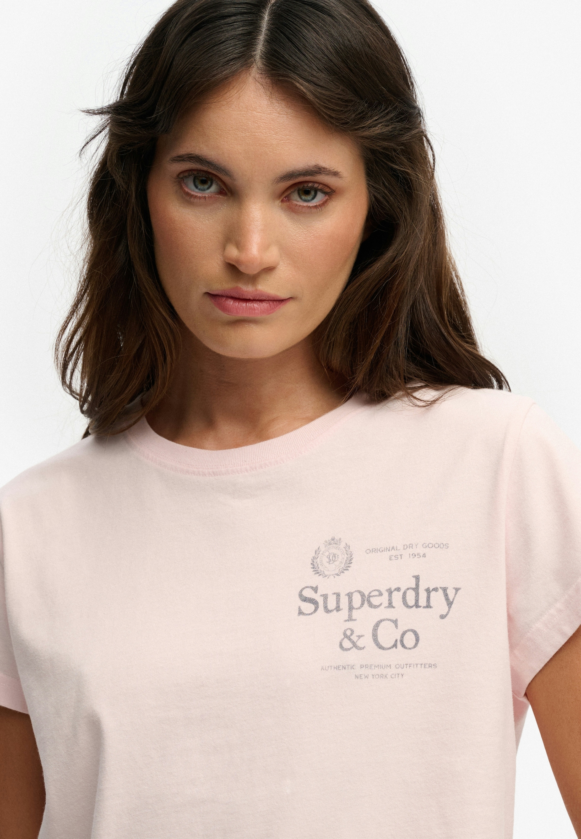Superdry Print-Shirt »LUXE CASUAL CLASSIC TEE« Baumwolle, slim fit