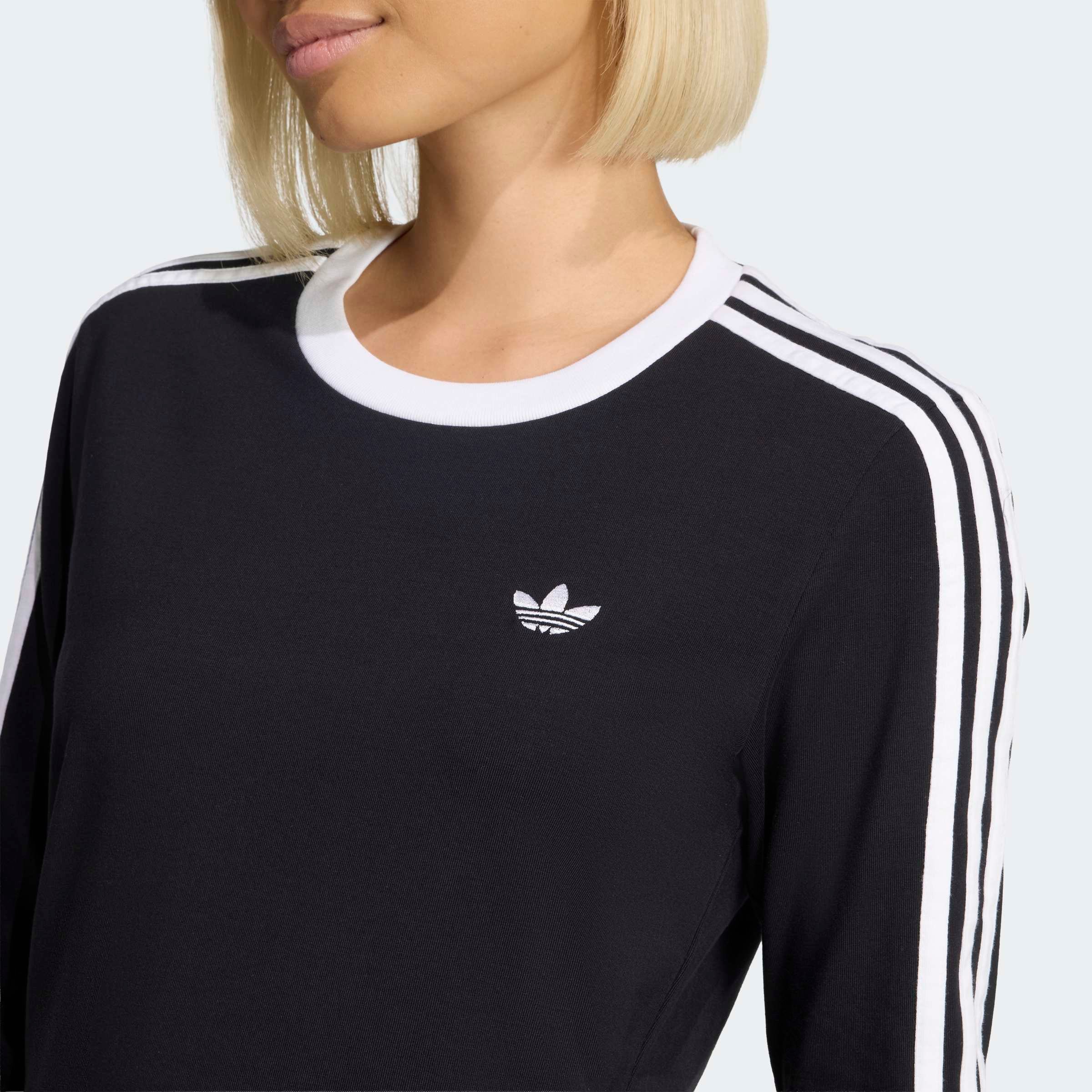 adidas Originals Langarmshirt »3-STREIFEN LANGÄRMLIGES, SCHMAL GESCHNITTEN«