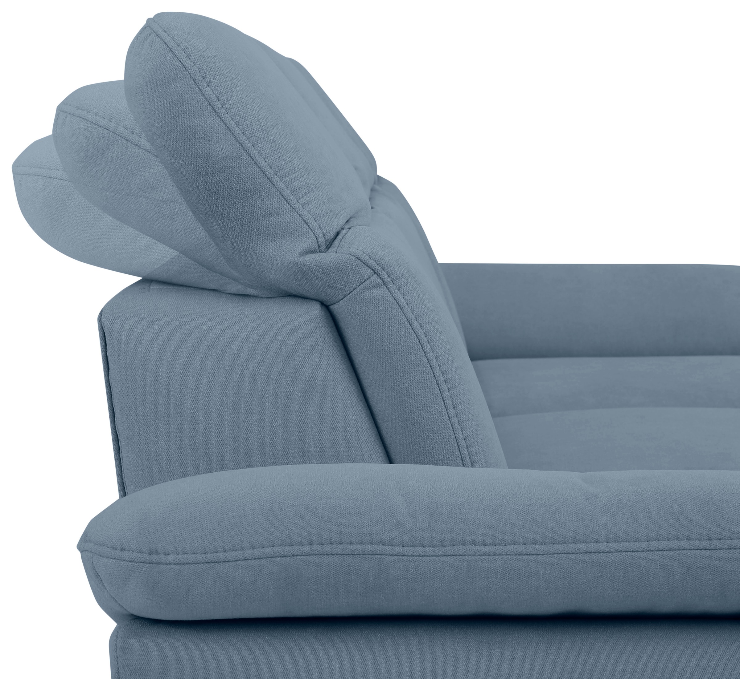 Home affaire Ecksofa »Mauritius L-Form«, mit Kopfteil- und Armlehnverstellung, mit Bettfunktion und Bettkasten