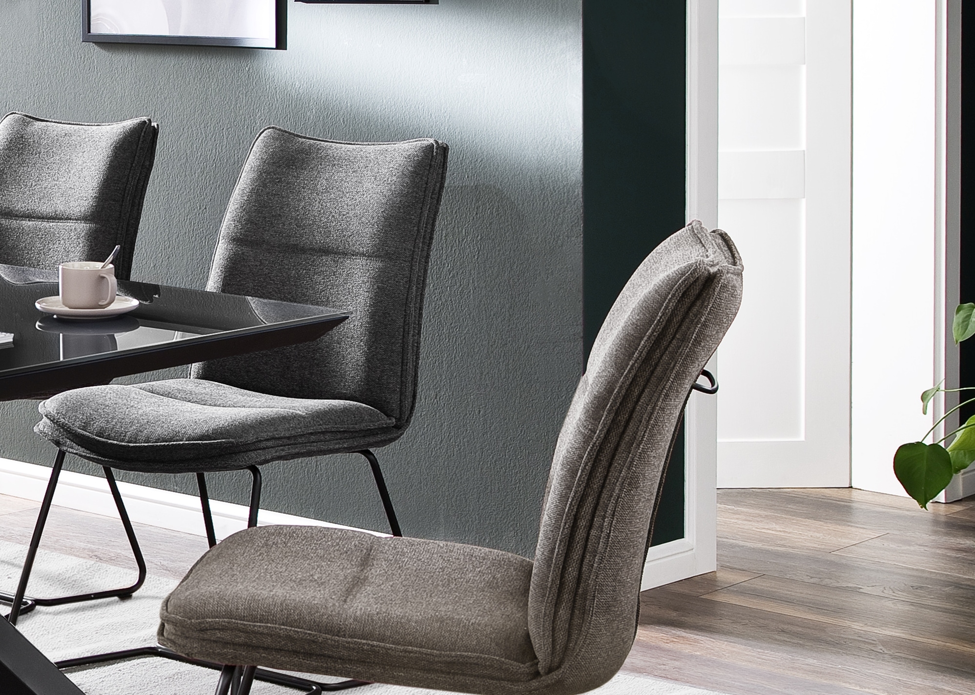 MCA furniture Stuhl »Hampton« (Set) 2 Stk.2er Set, mit Griff, Belastbarkeit 120 Kg, Sitzhöhe ca. 49 cm