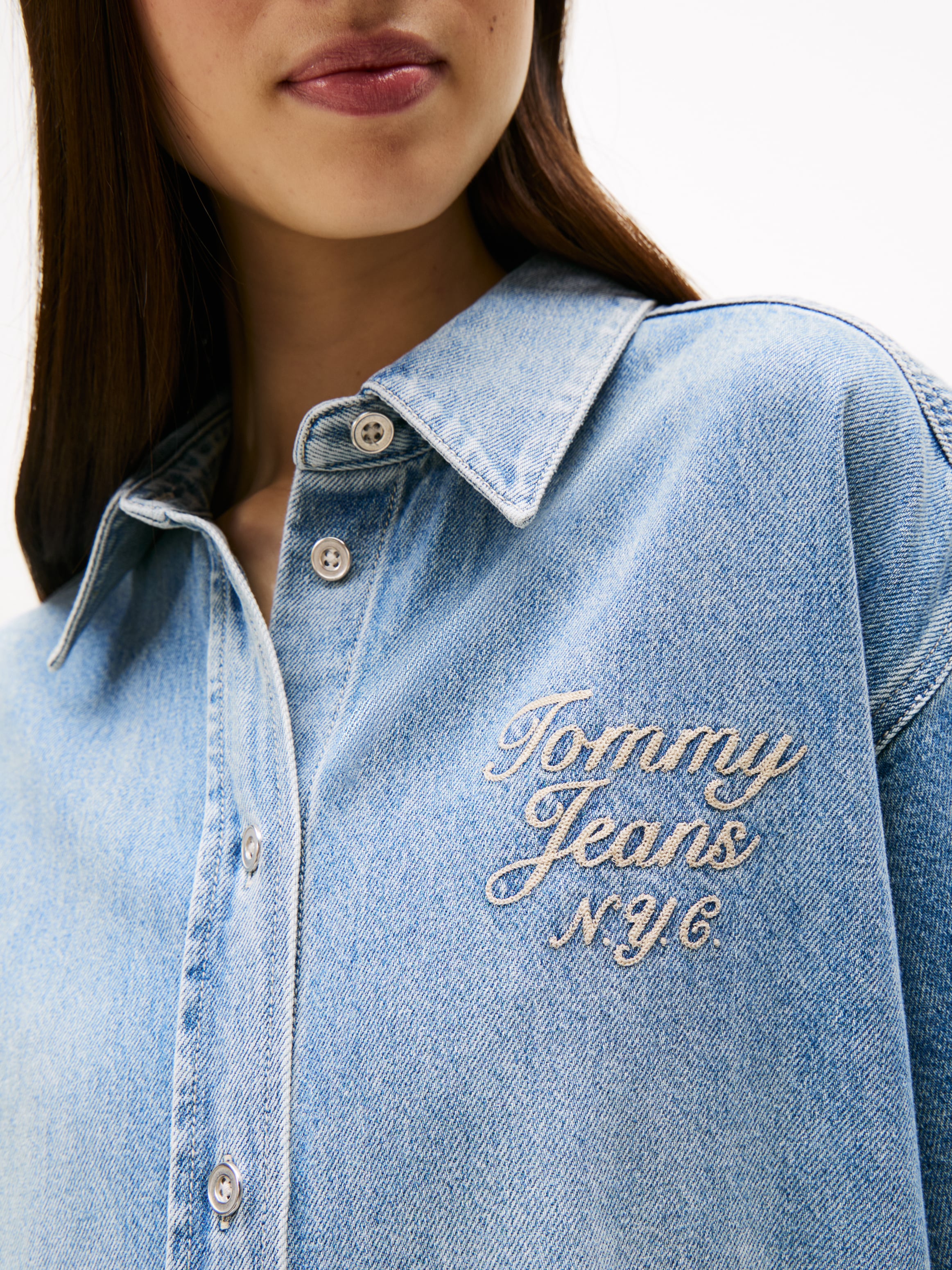 Tommy Jeans Jeanskleid »TJW DENIM SHIRTDRESS SS«