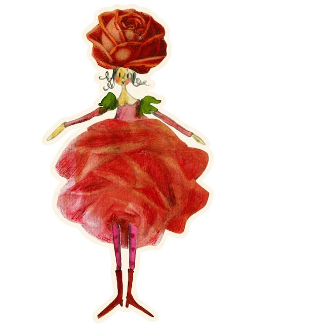 Wall-Art Wandtattoo »Rosen Elfe Monat Juli Rose«, (1 St.), selbstklebend,  entfernbar auf Raten bestellen
