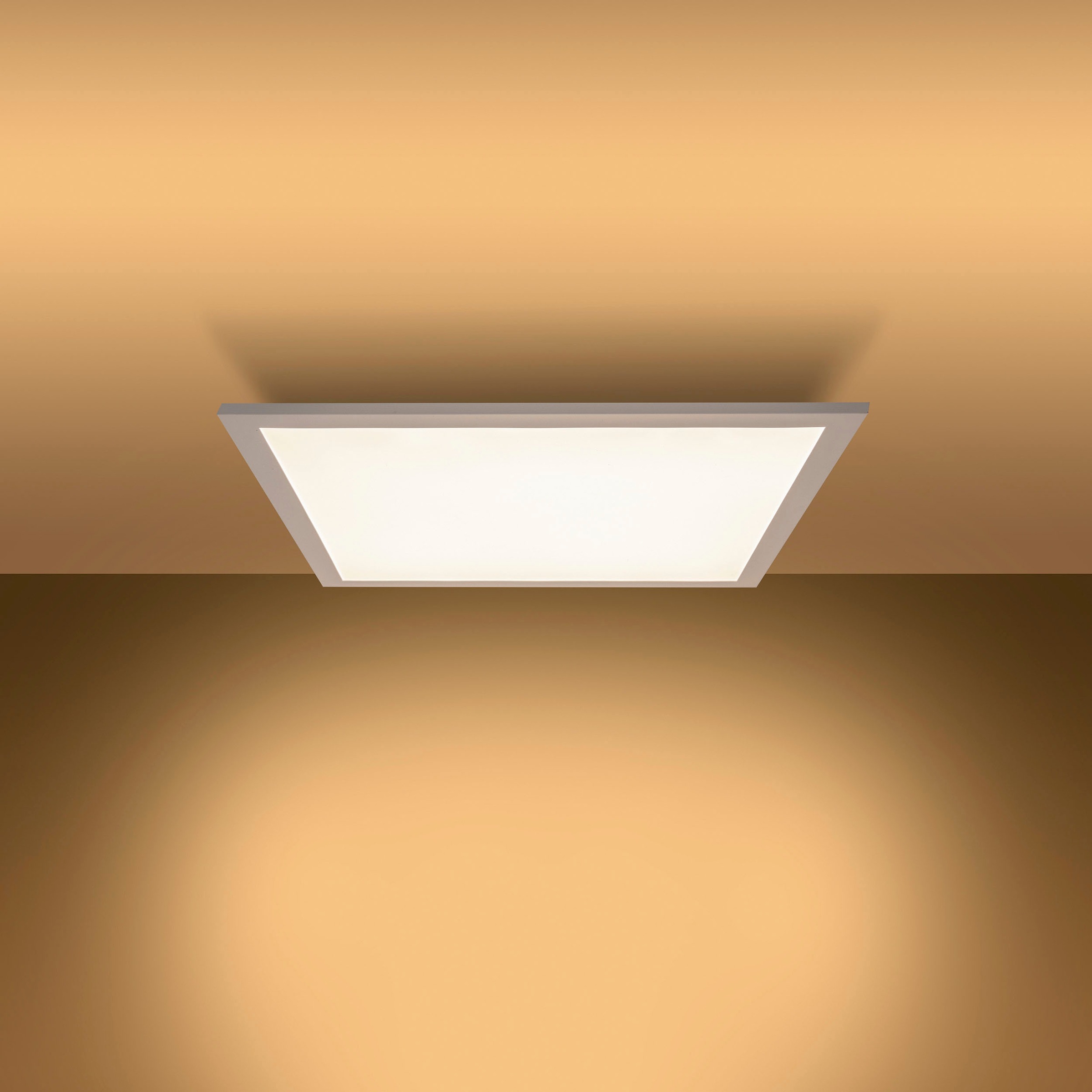 näve LED Panel »Nico«, 1 flammig, Leuchtmittel LED-Modul | LED fest integriert, Deckenleuchte dimmbar, CCT, Nachtlichtfunktion, Lichtfarbe wechselbar