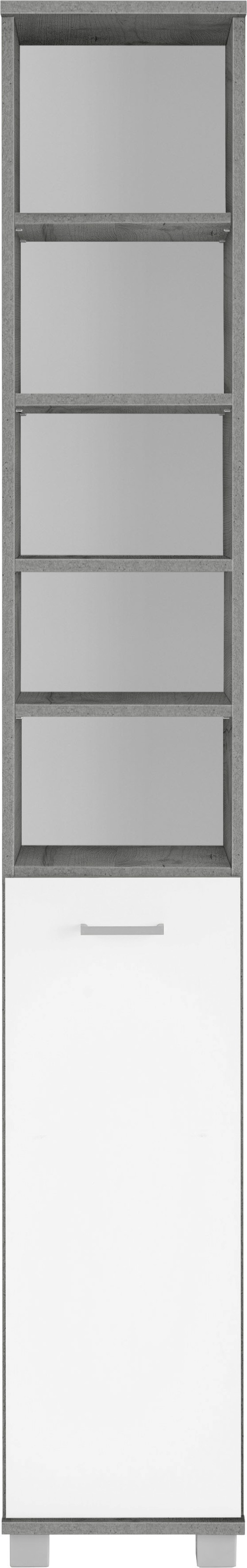 Schildmeyer Hochschrank »Mobes, Made in Germany«, Breite/Höhe: 30,3/193,7 cm, Tür beidseitig montierbar, Regalfächer