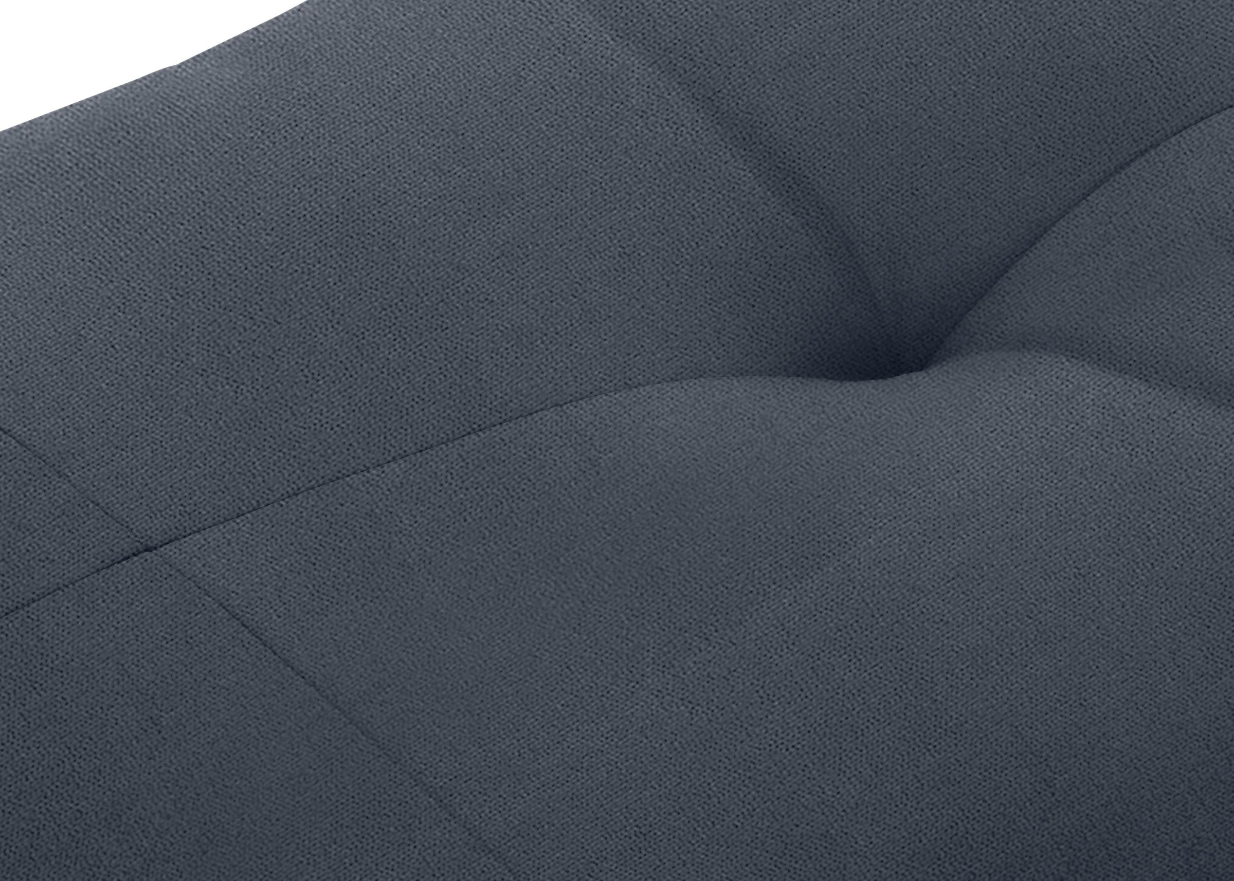 W.SCHILLIG Hocker »softy«, mit dekorativer Heftung im Sitz, Füße Chrom glänzend