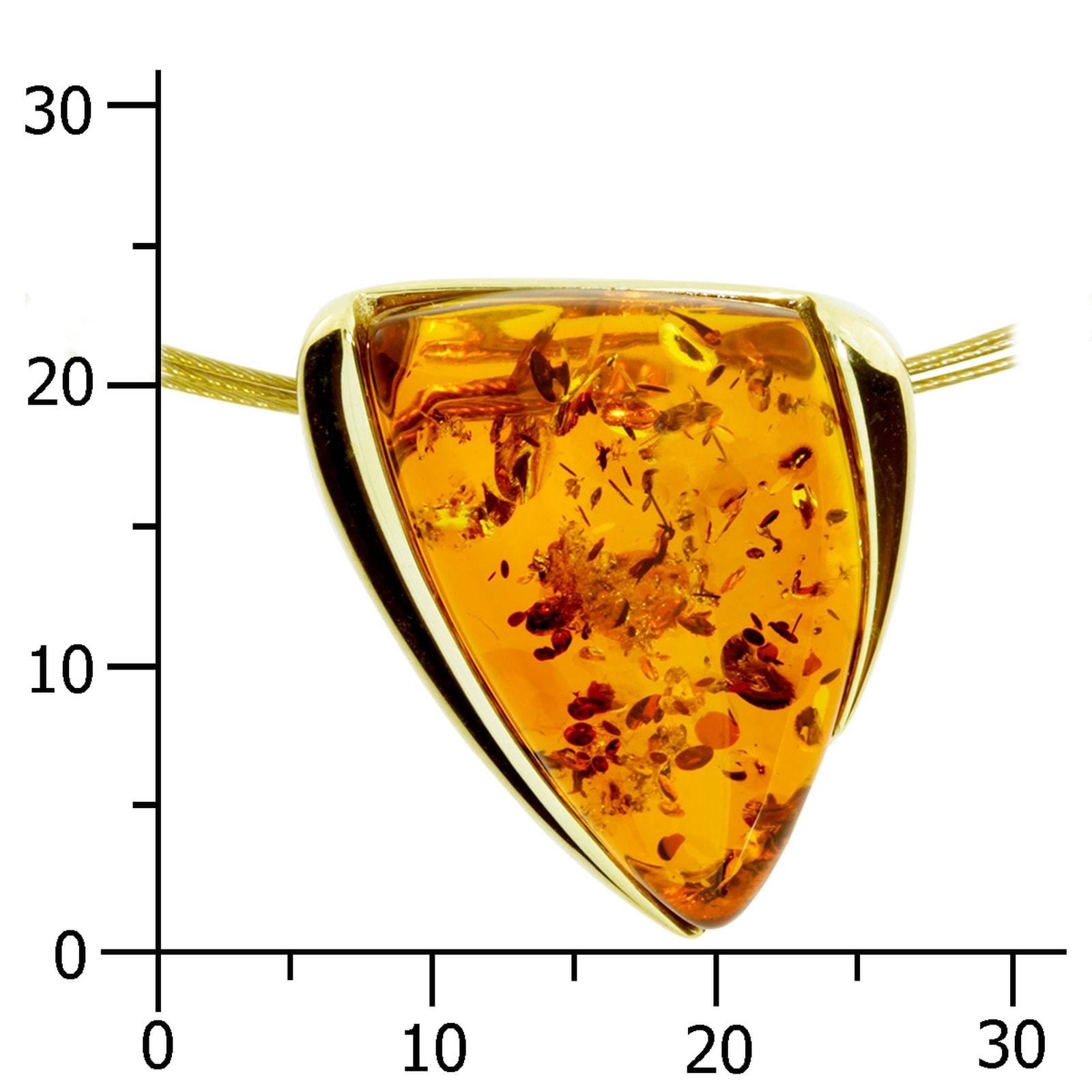 OSTSEE-SCHMUCK Collier »- Lara - Gold 333/000 - Bernstein«