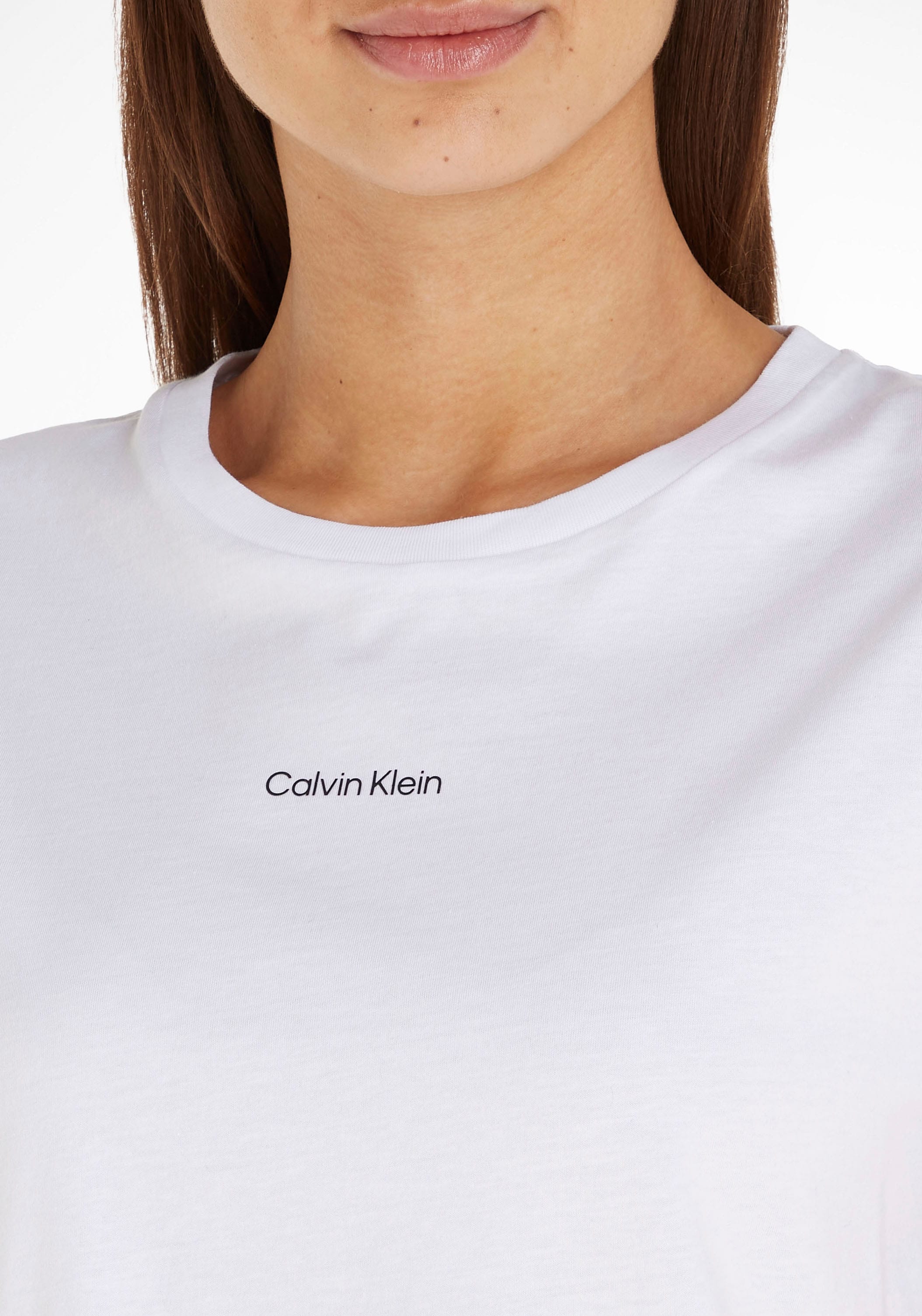 Calvin Klein T-Shirt »MICRO LOGO T-SHIRT«, aus reiner Baumwolle