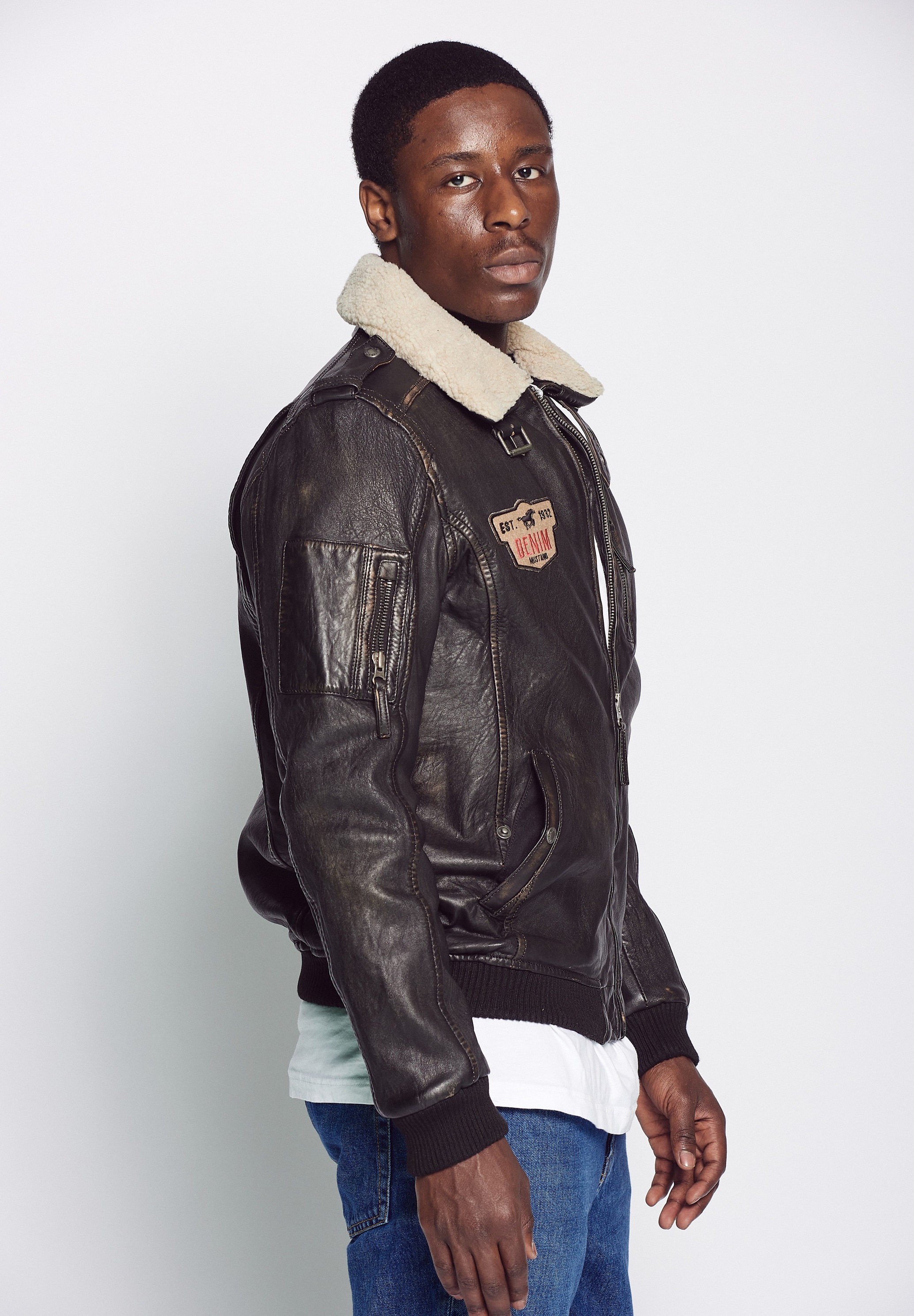 MUSTANG Lederjacke »Lederjacke 31019256«