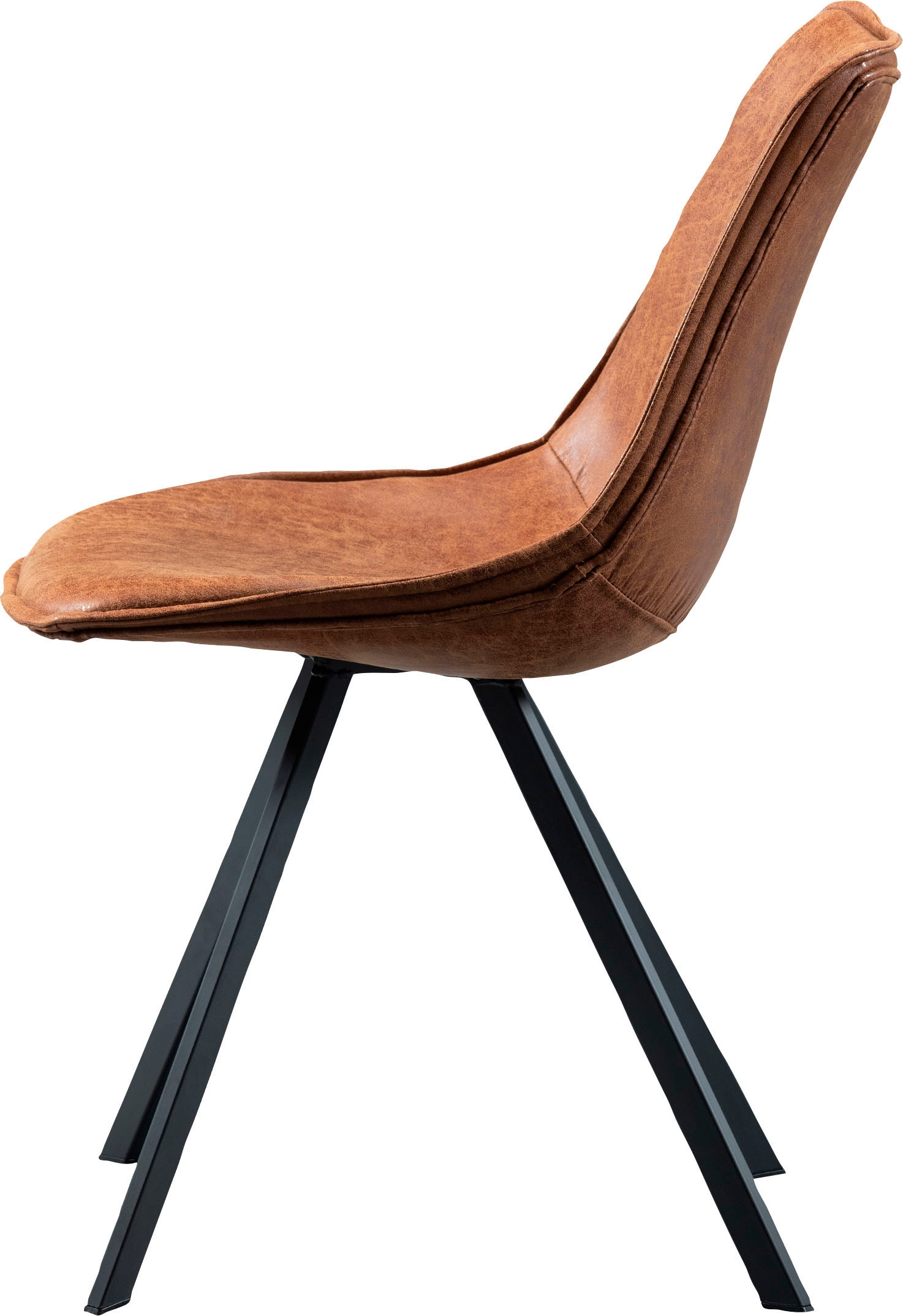 WOOOD Esszimmerstuhl »SVENS«, 2 St., Kunstleder, Wannenförmig, Breite 50 cm
