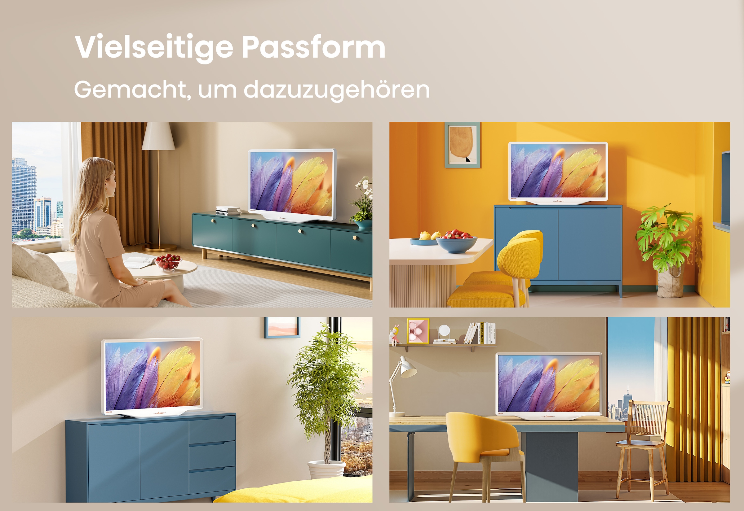 Hisense QLED-Fernseher »43S5DQ« 108 cm/43 ″ Smart-TV