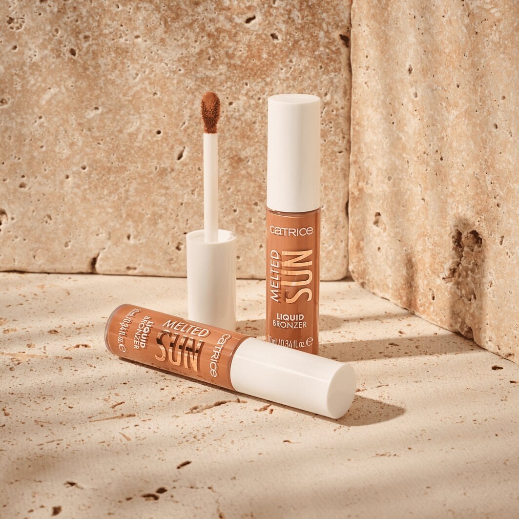Catrice Bronzer-Puder »Melted Sun Liquid Bronzer«, (Set, 3 tlg.)