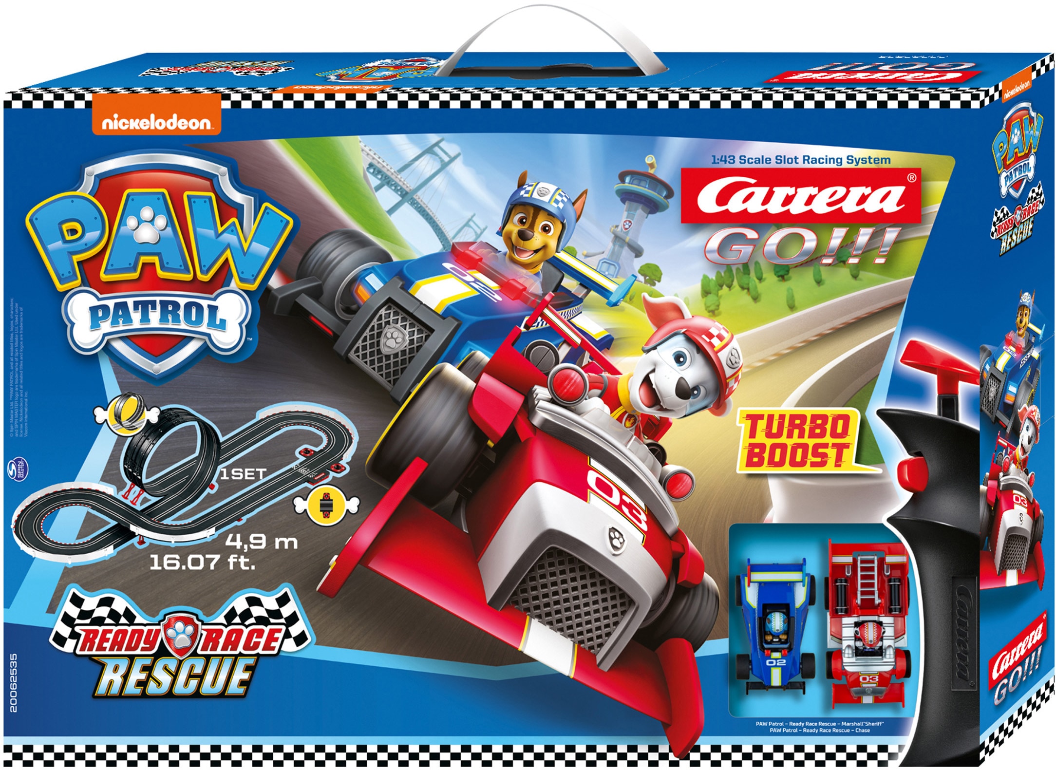 Autorennbahn »Carrera GO!!! - PAW Patrol - Ready Race Rescue«