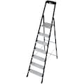 KRAUSE Stehleiter »Securo«, Alu eloxiert, 1x7 Stufen, Arbeitshöhe ca. 350 cm