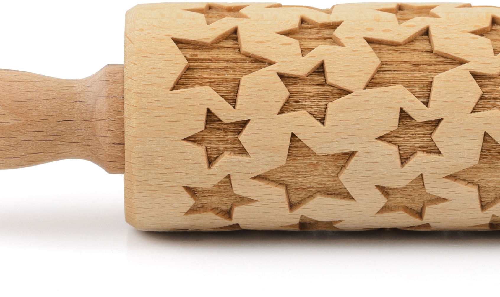 folkroll Teigroller »3D-Motiv-Teigrolle« Sterne