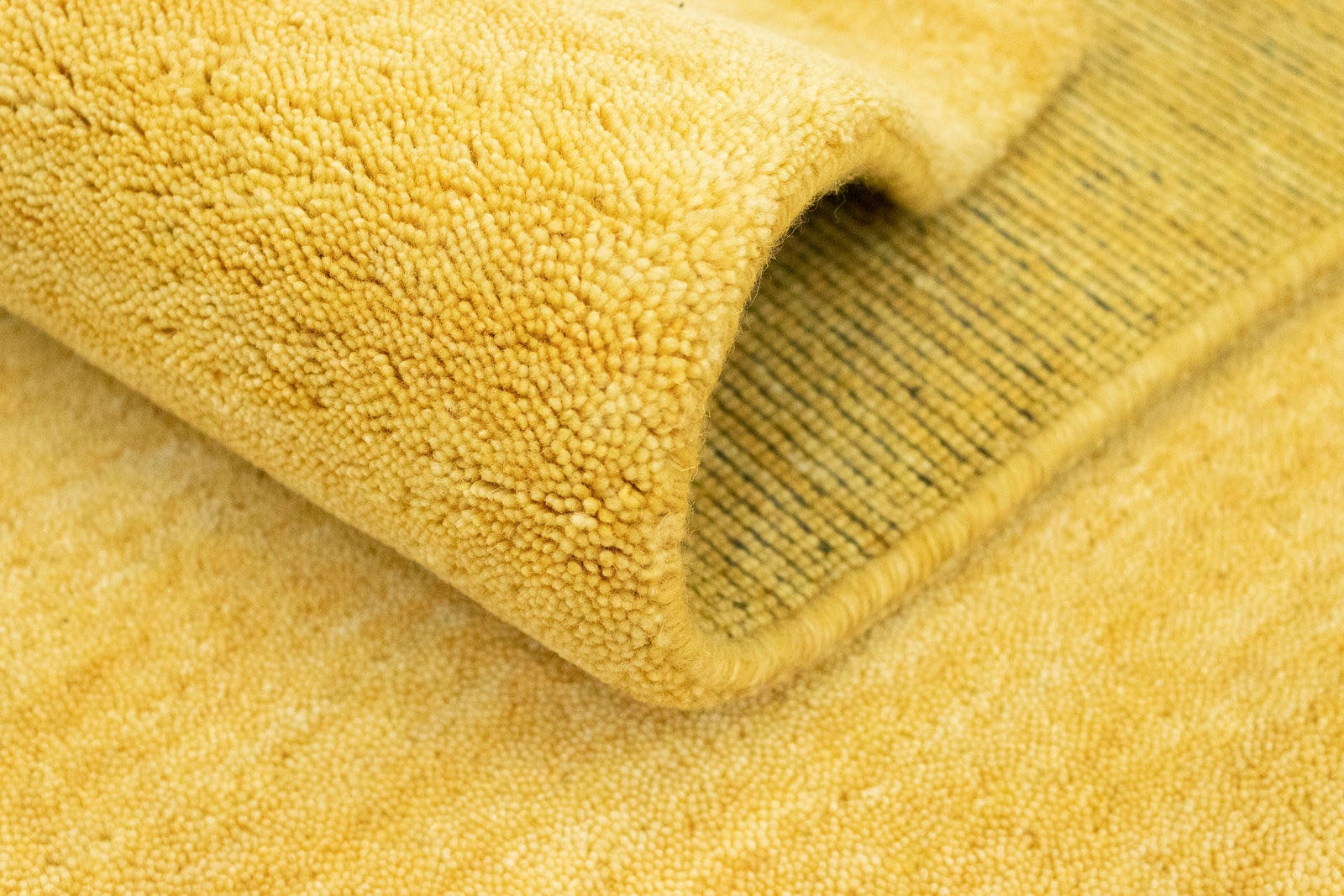 morgenland Wollteppich »Uni - Gabbeh Teppich - Softy«, rechteckig, 1,6 mm Höhe, Gabbeh Optik, Uni Farben, reine Wolle, sehr weicher Flor, Wohnzimmer