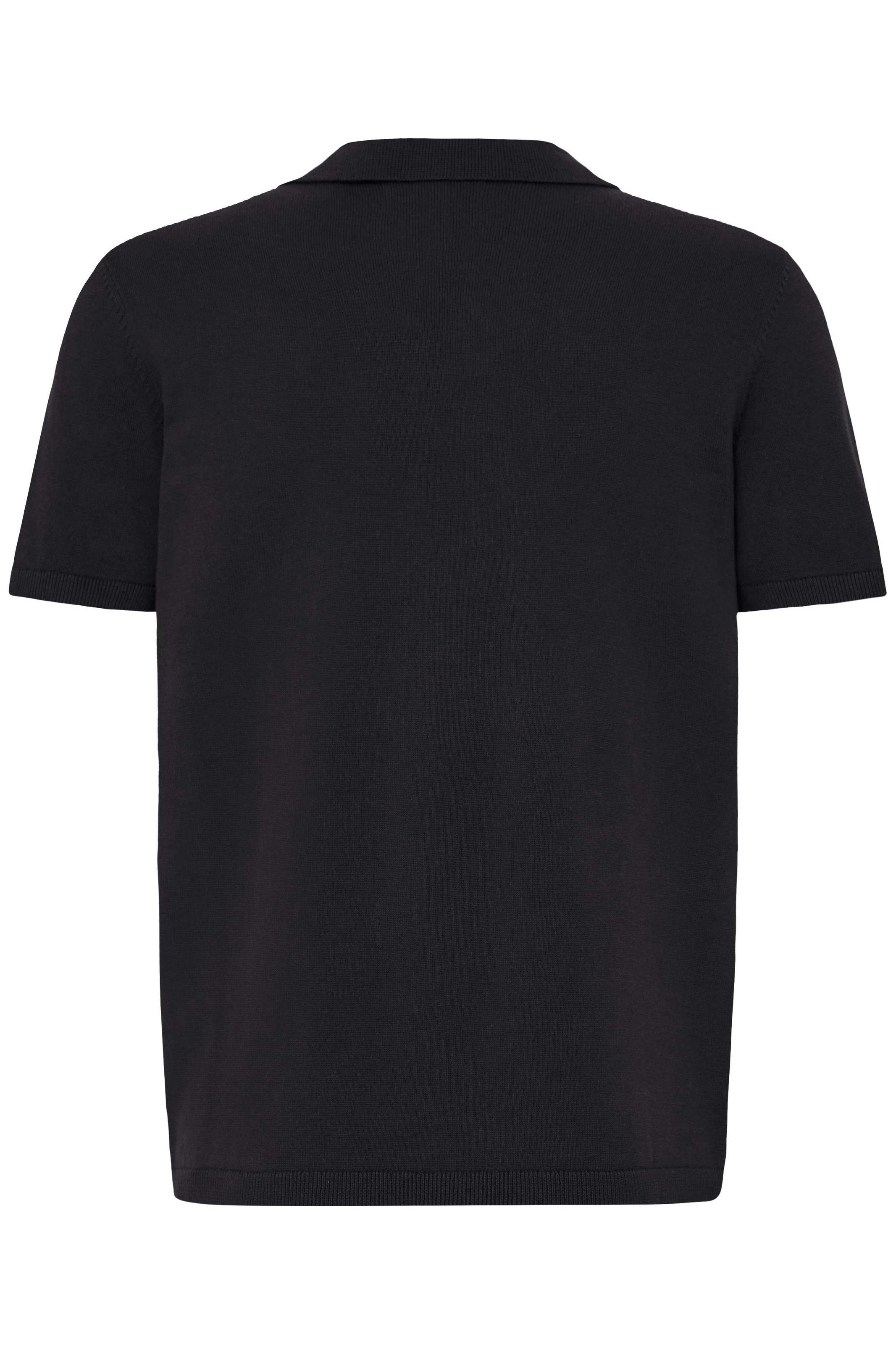 Blend Polokragenpullover »BHBARON SPLIT POLO PPNOOS« aus Baumwolle, Regular Fit, unifarben, Kurzarm, mit V-Ausschnitt
