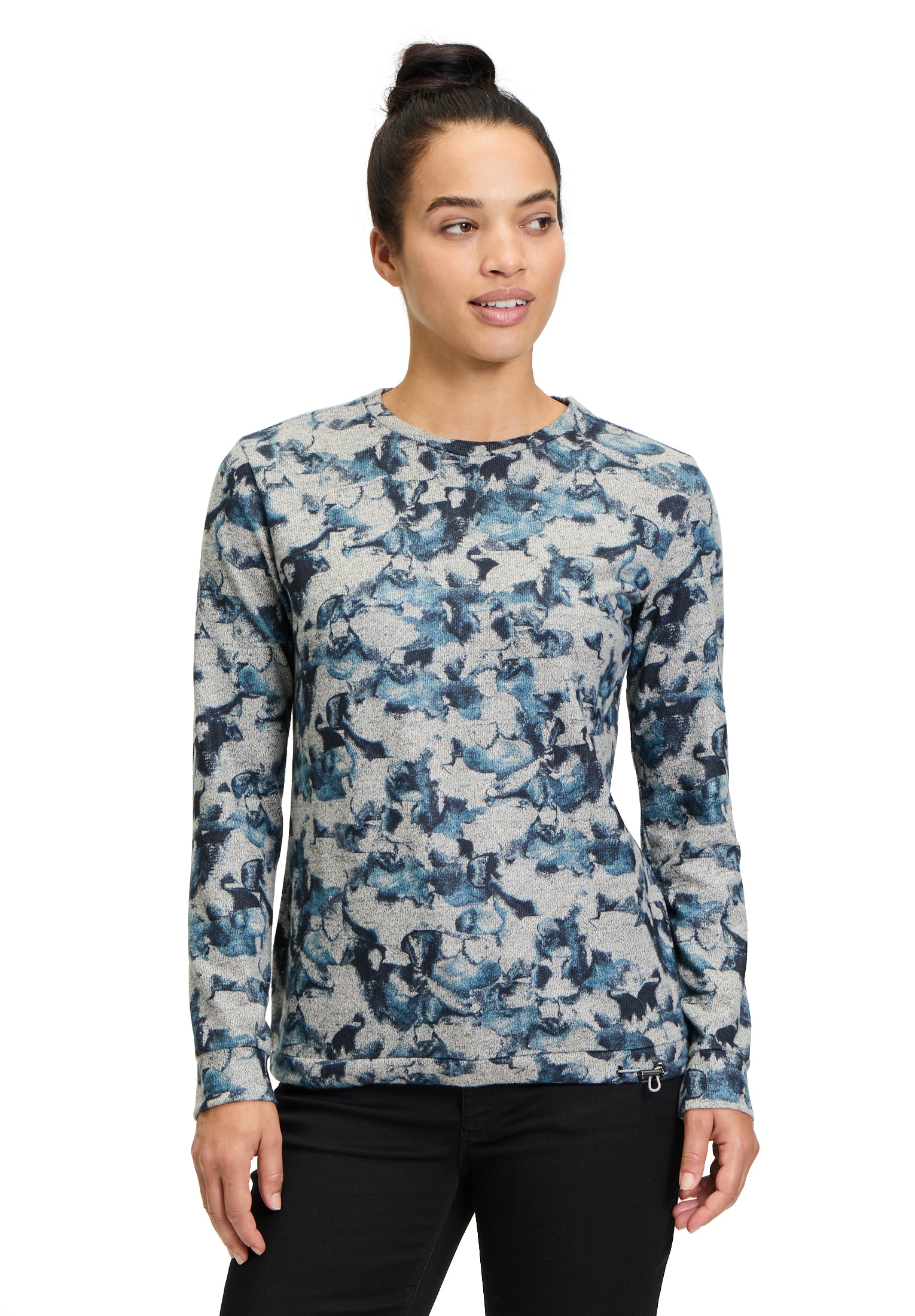 Betty&Co Langarmshirt »Casual-Shirt mit Tunnelzug«