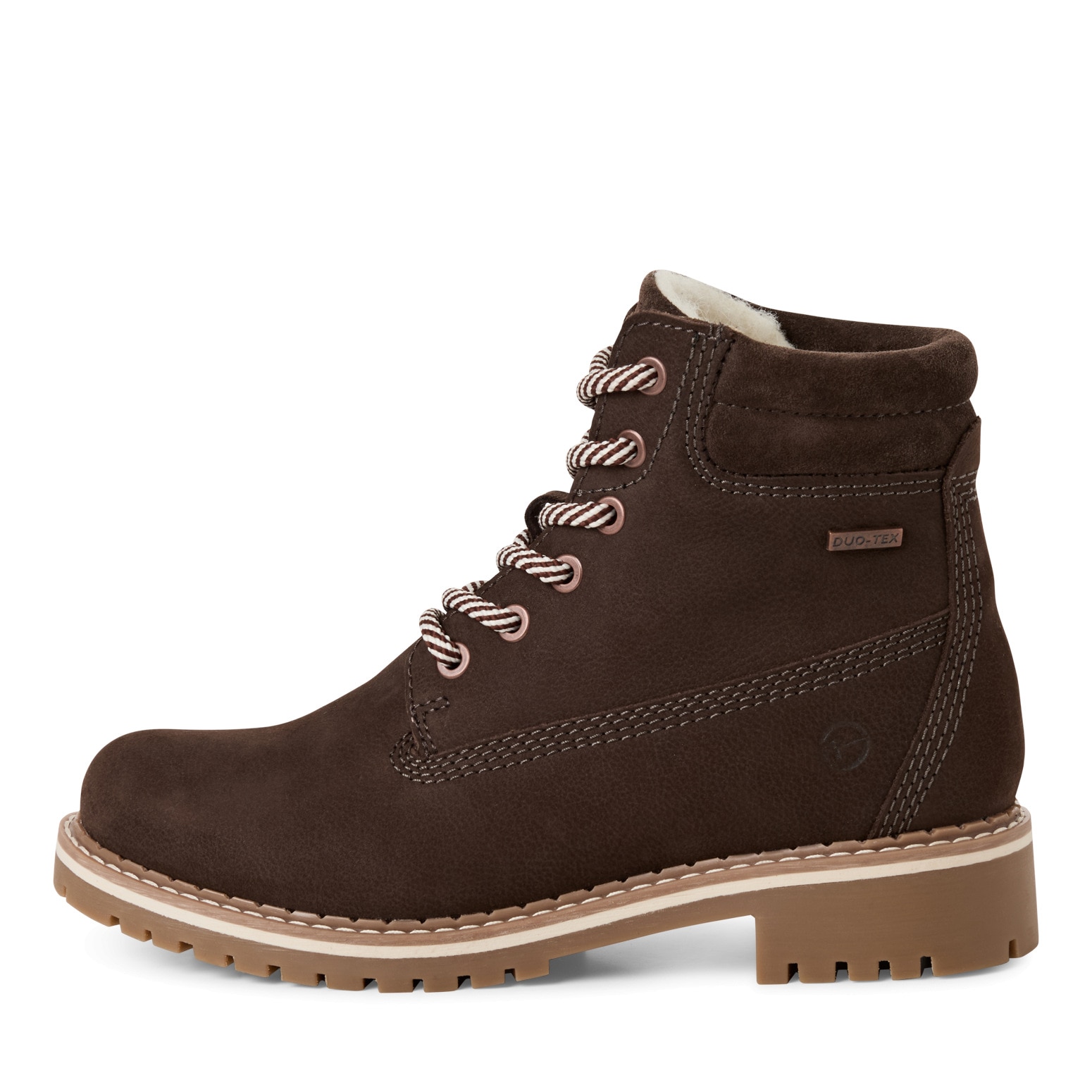 Tamaris Winterboots  , Blockabsatz, Schnürstiefelette mit DUO-TEX Ausstattung