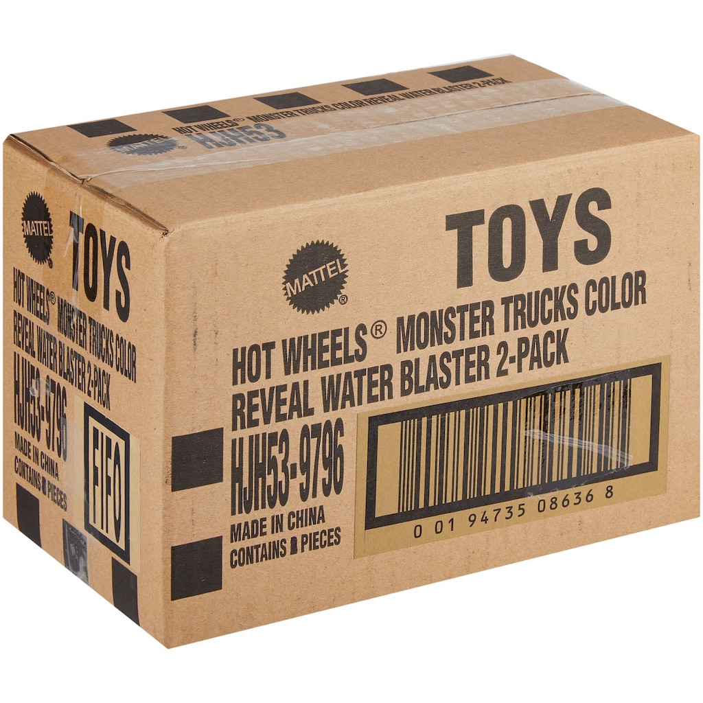 Hot Wheels Spielzeug-Auto »Monster Trucks Color Reveal 2er-Pack«