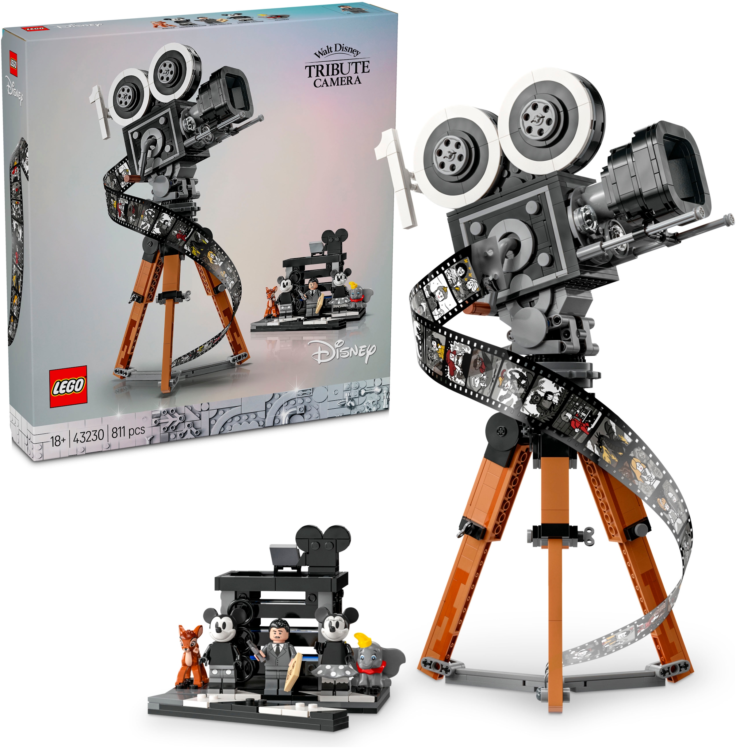 Konstruktionsspielsteine »Kamera – Hommage an Walt Disney (43230), LEGO® Disney«, (811...