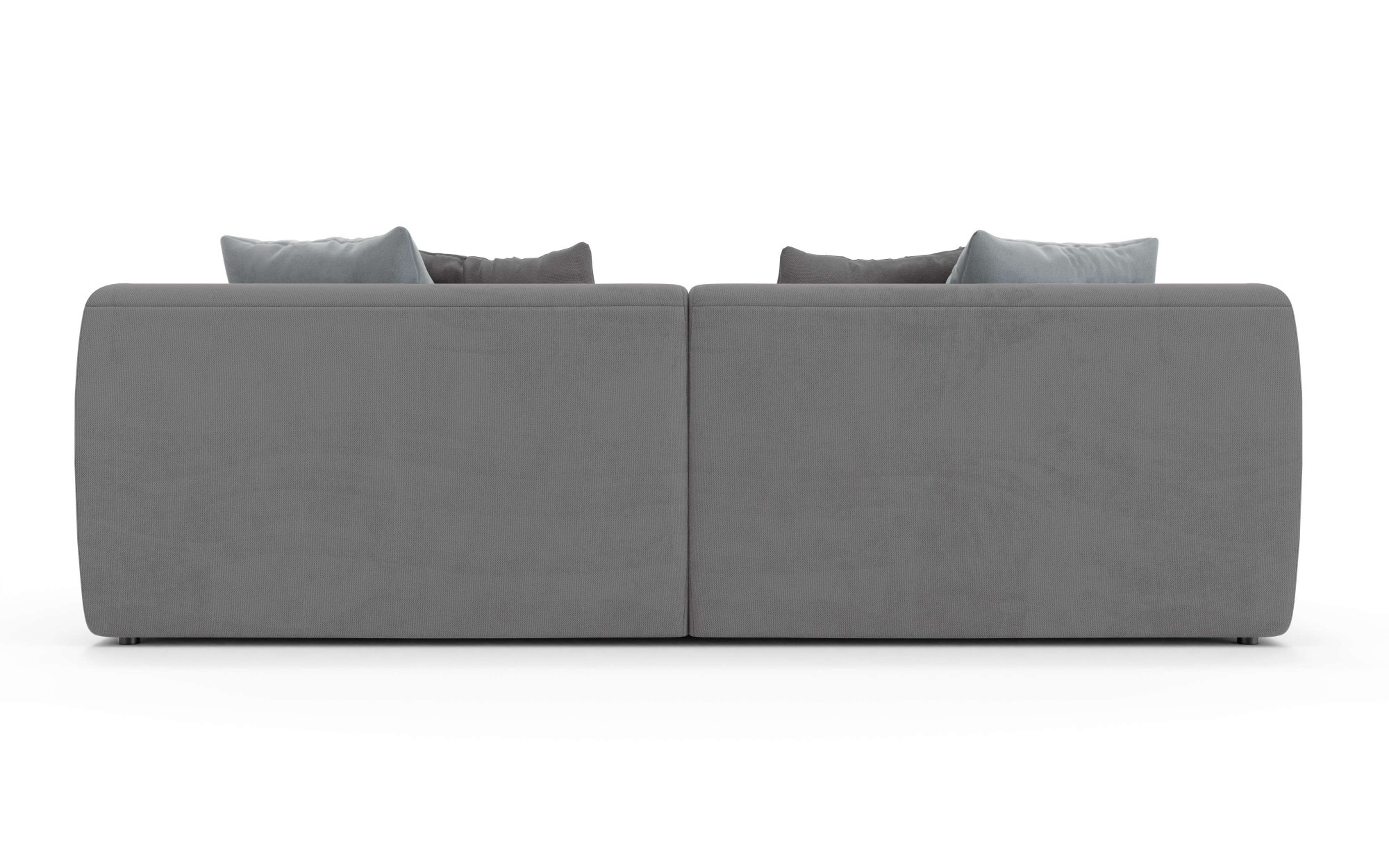 s.Oliver Big-Sofa »COBBO 3-Sitzer Design-Sofa Bubble-Optik, Maße B/T/H: 259/126/104 cm«, mit vielen Kissen, moderne Steppung und hoher Sitzkomfort