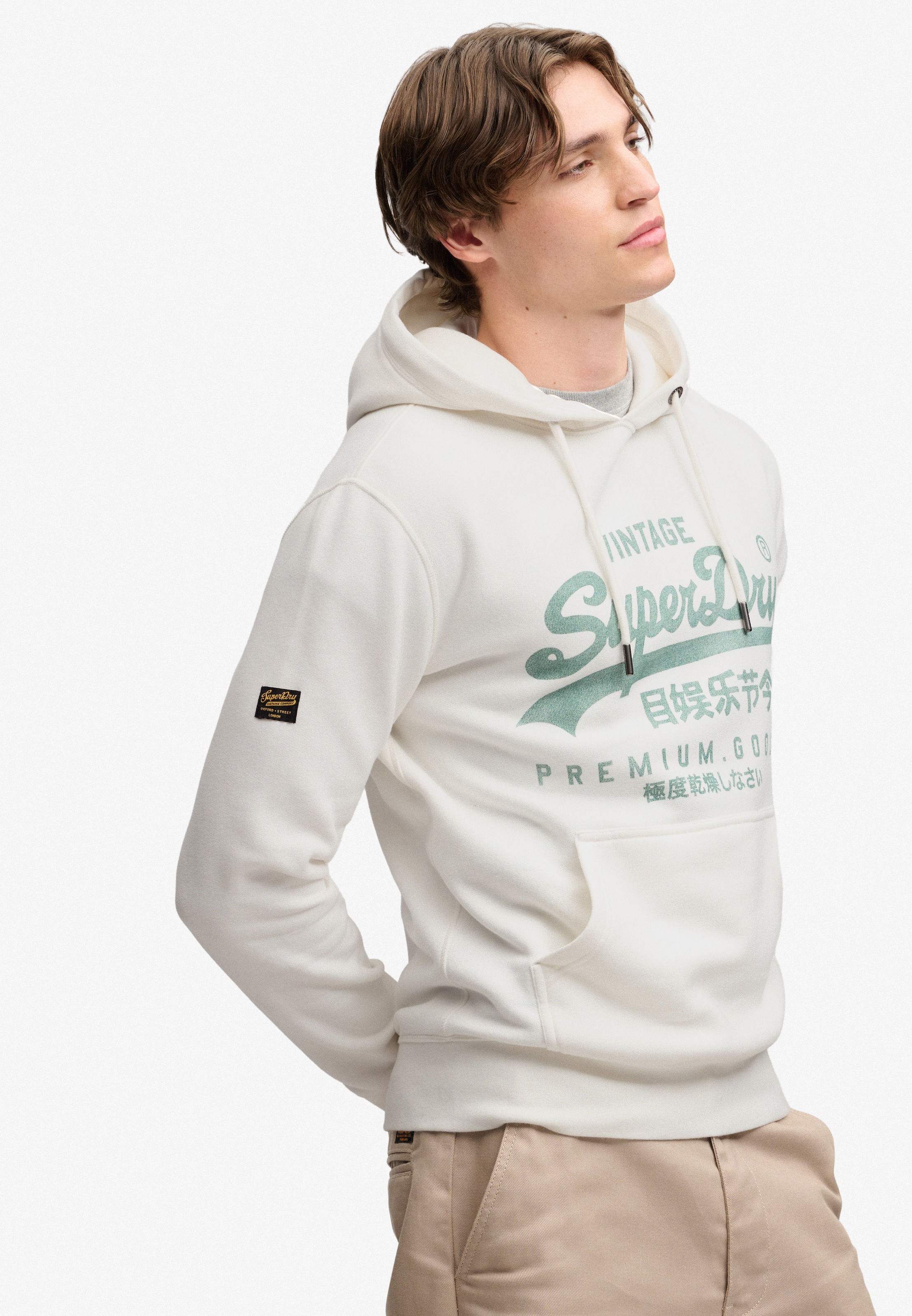 Superdry Kapuzensweatshirt »VL CLASSIC HOOD«, Baumwollmischung, relaxed fit
