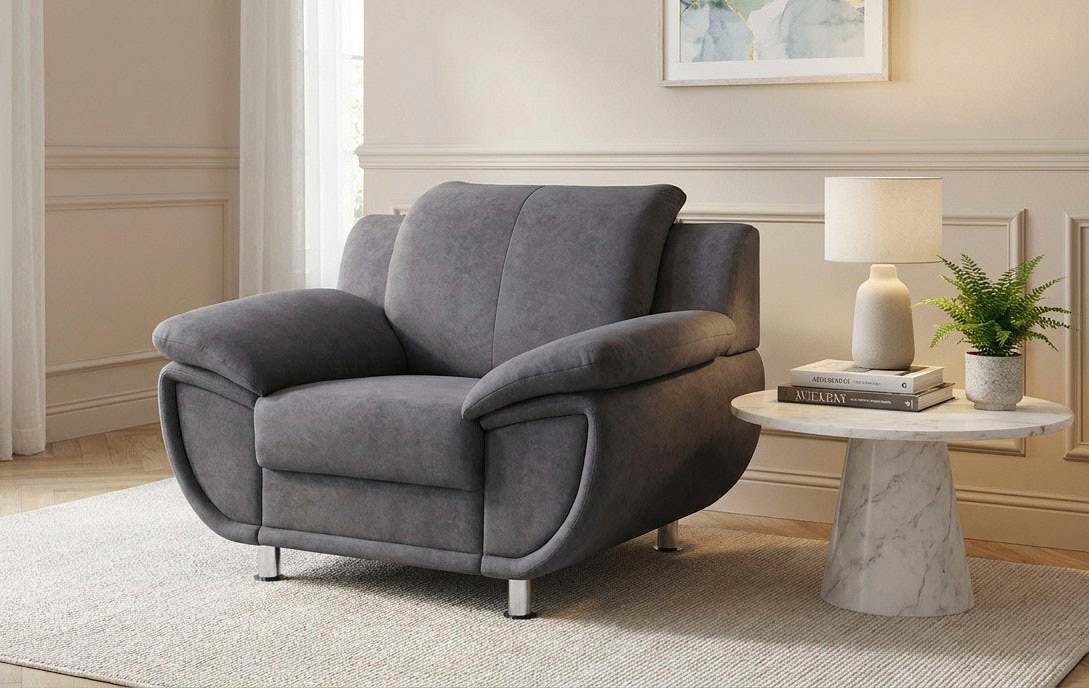 TRENDMANUFAKTUR Sessel »Sessel« Big-Sessel wahlweise mit Federkern, bequem