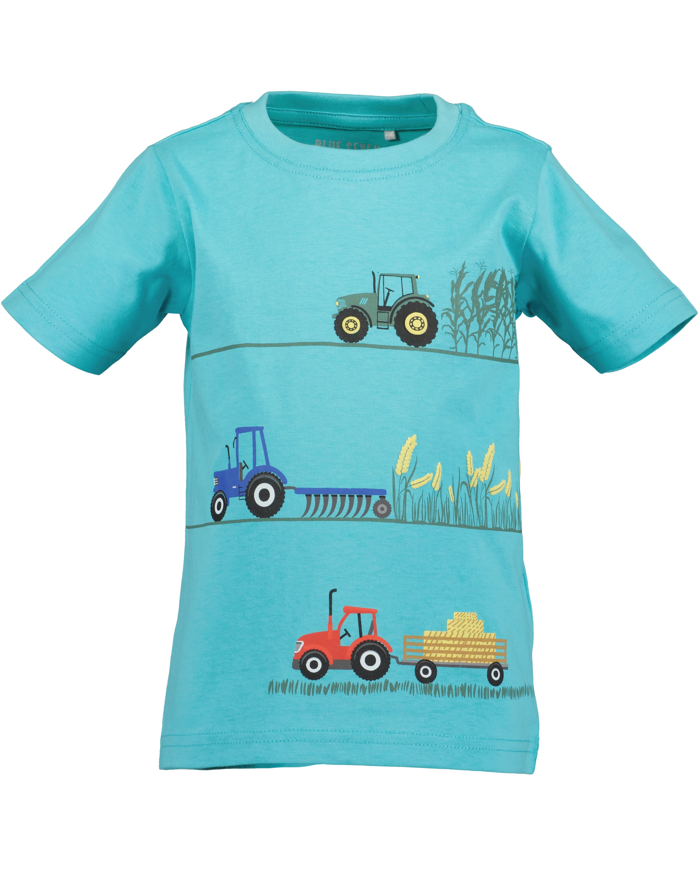 Blue Seven T-Shirt »Blue Seven 2er Pack Jungen T-Shirts mit Traktoren«