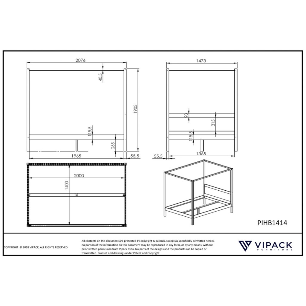 Vipack Himmelbett