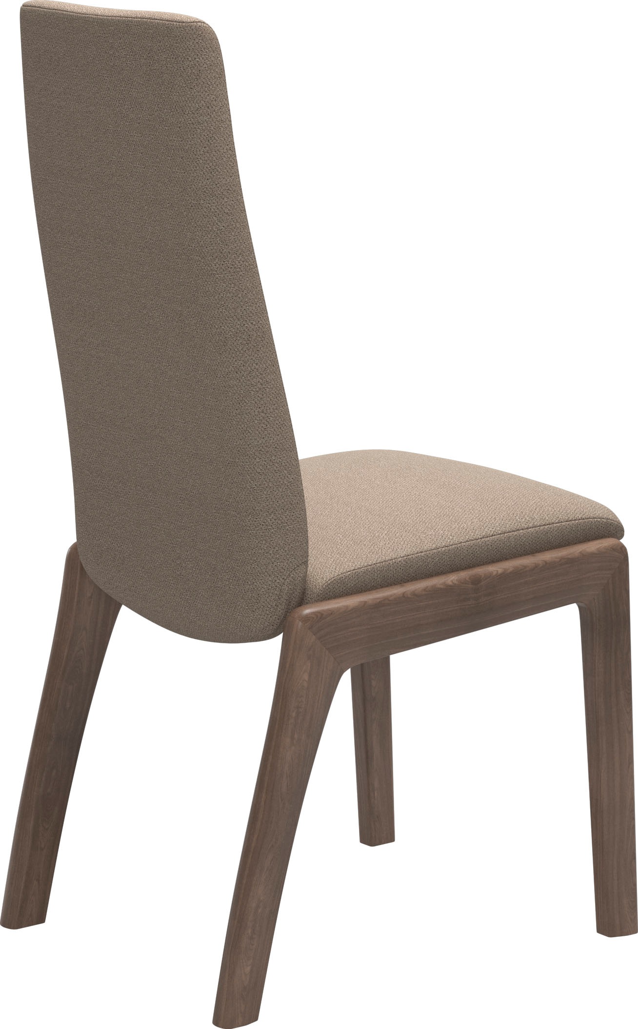 Stressless® Polsterstuhl »Laurel«, ROHLEDER Stoff Q2 FARON, Low Back, Größe L, mit abgerundeten Beinen in Walnuss