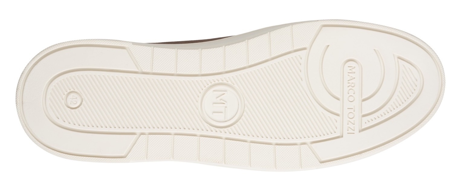 MARCO TOZZI Sneaker, Freizeitschuh, Halbschuh, Schnürschuh mit seitlicher Logoprägung