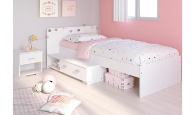 Jugendzimmer-Set »Galaxy«, (Set, 2 St., Bett und Nachttisch)