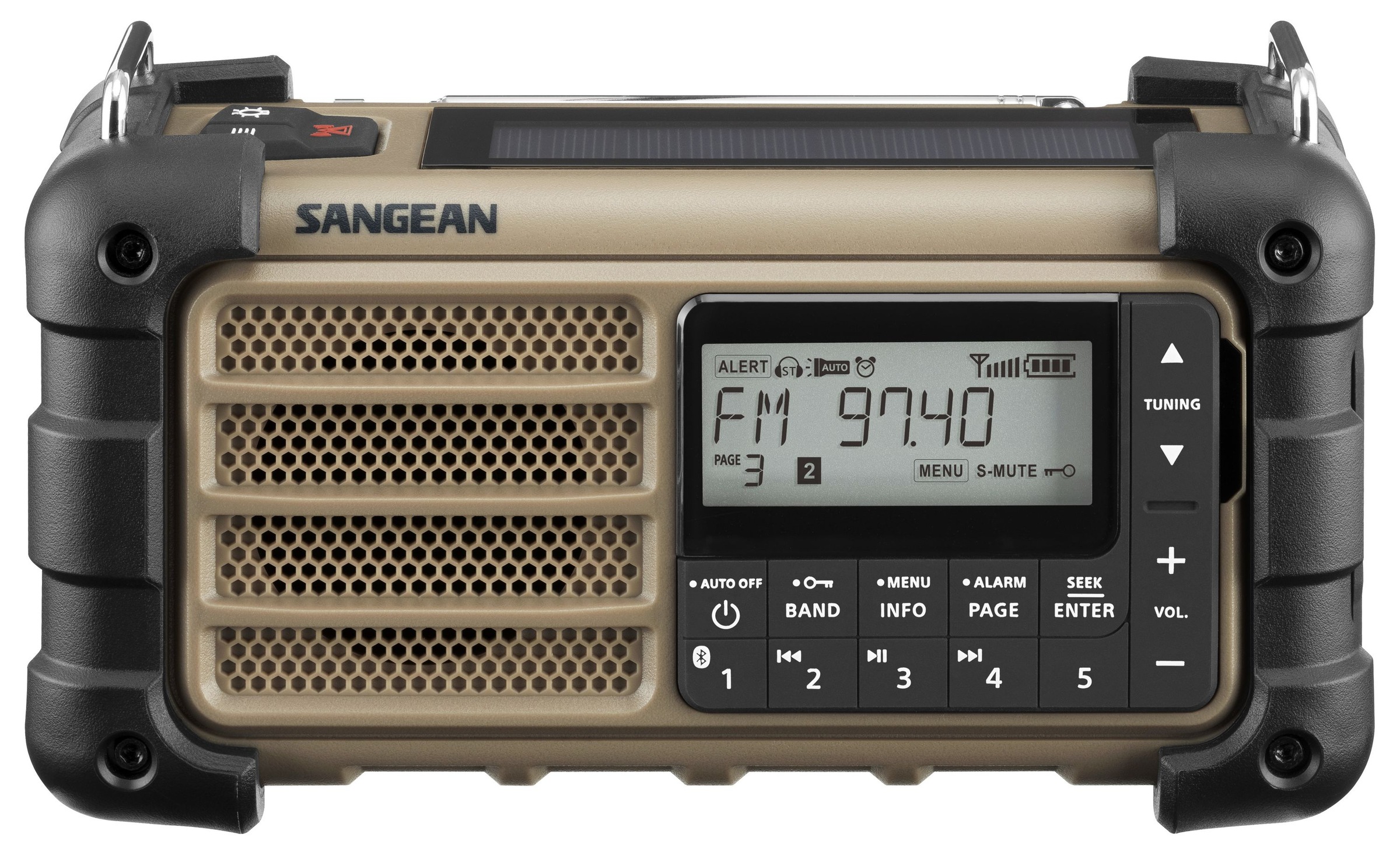 Sangean Notfallradio »MMR-99«, (Bluetooth AM-Tuner-FM-Tuner mit RDS), Multi-Powered Digital Tuning Emergency