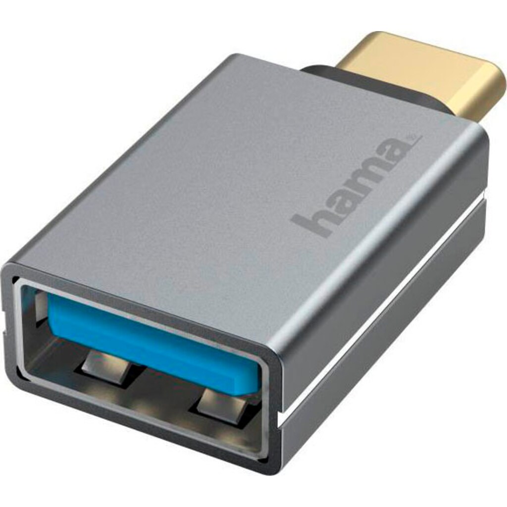 Hama USB-Adapter »USB OTG Adapter, USB-C Stecker, 3.2 Generation, 1,5 Gbit/s«, USB-C zu USB 3.1 Gen 1